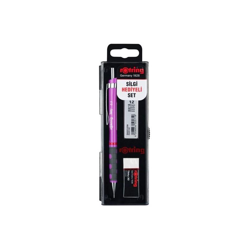 Rotring Okul Seti Versatil+Min Silgi Hediyeli 0.5 MM Mor RO-KK07-05MR