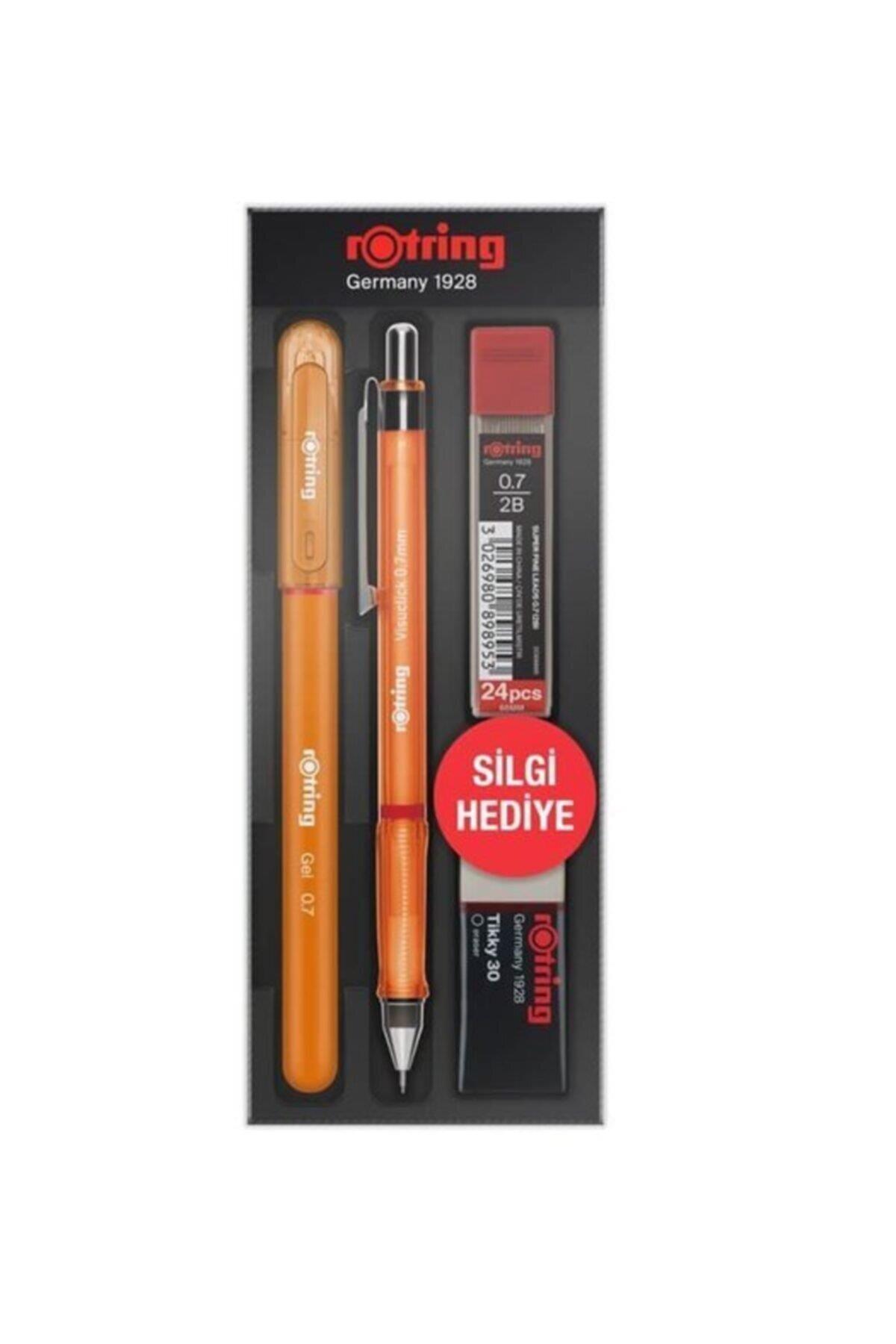 Rotring Visuclick + Jel Okul Seti 0.7 mm Turuncu