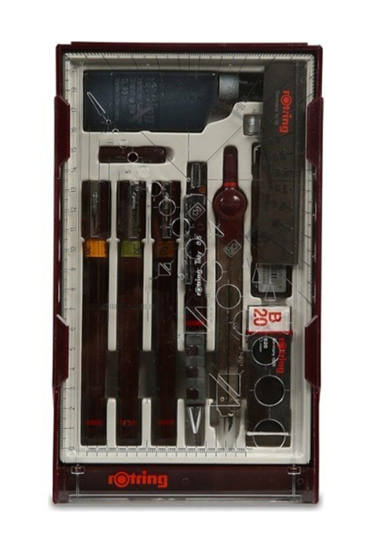 Rotring Isograph 0.2 & 0.3 & 0.5 Pergelli Kalem Seti
