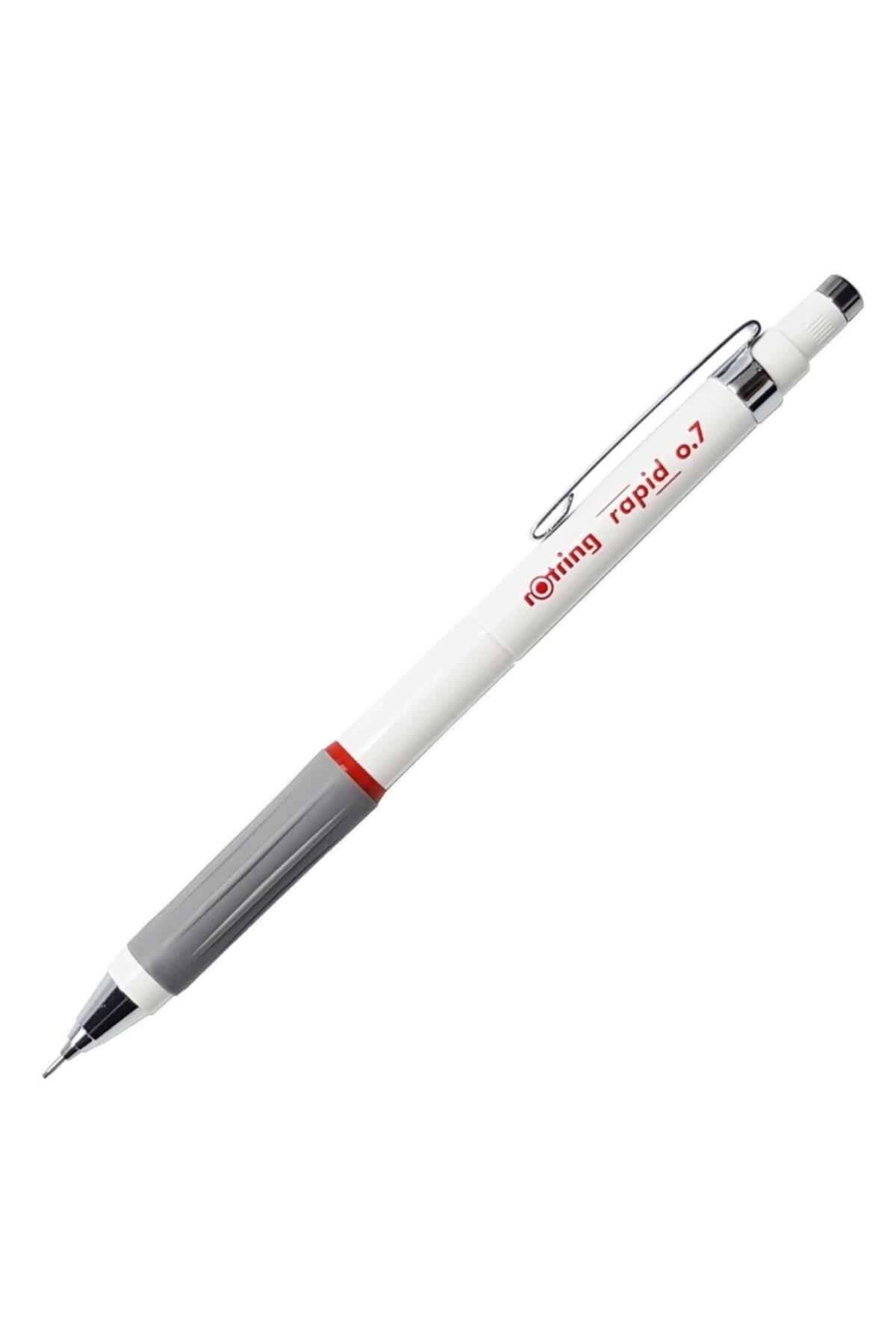 Rotring Versatil Kalem Rapid Beyaz 0.7 MM Uçlu Kalem (10 Lu Paket)