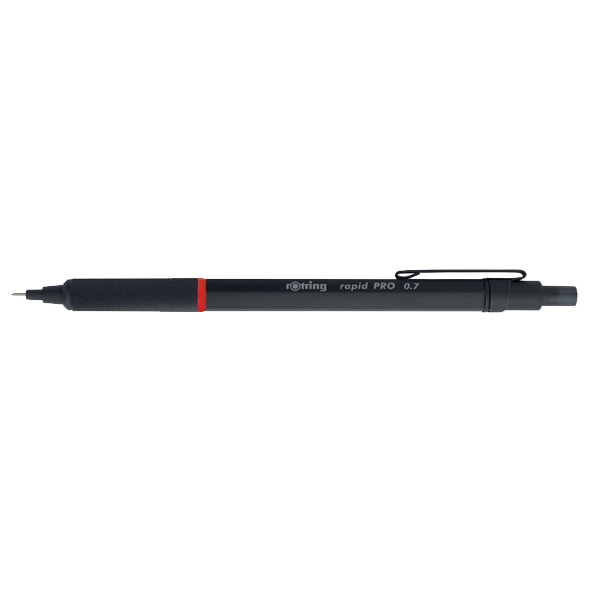Rotring Rapid Versatil Kalem 0.7 Mm Pro Siyah (1 Adet Kutulu)