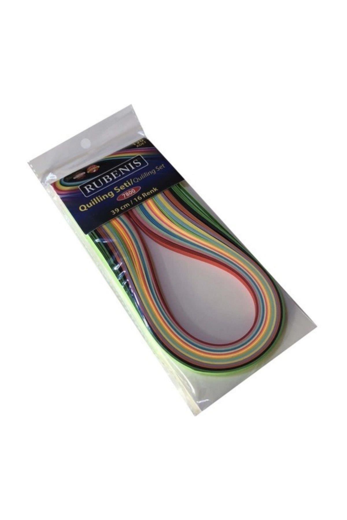 Rubenis Quilling Kağıdı 39 CM 16 Renk 120 Lİ 7800