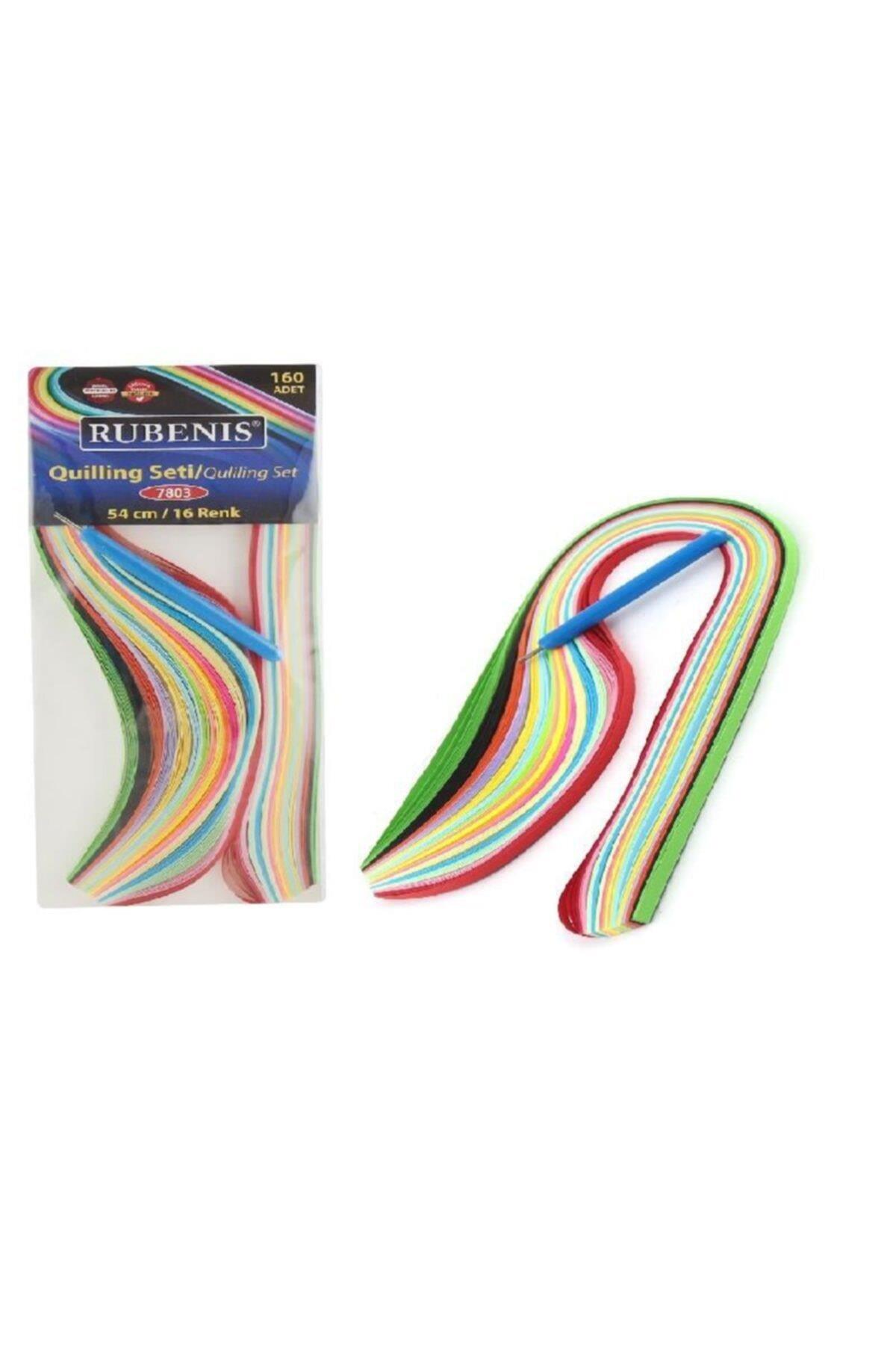 Rubenis Quilling Kağıdı 54 CM 16 Renk 160 LI 7803