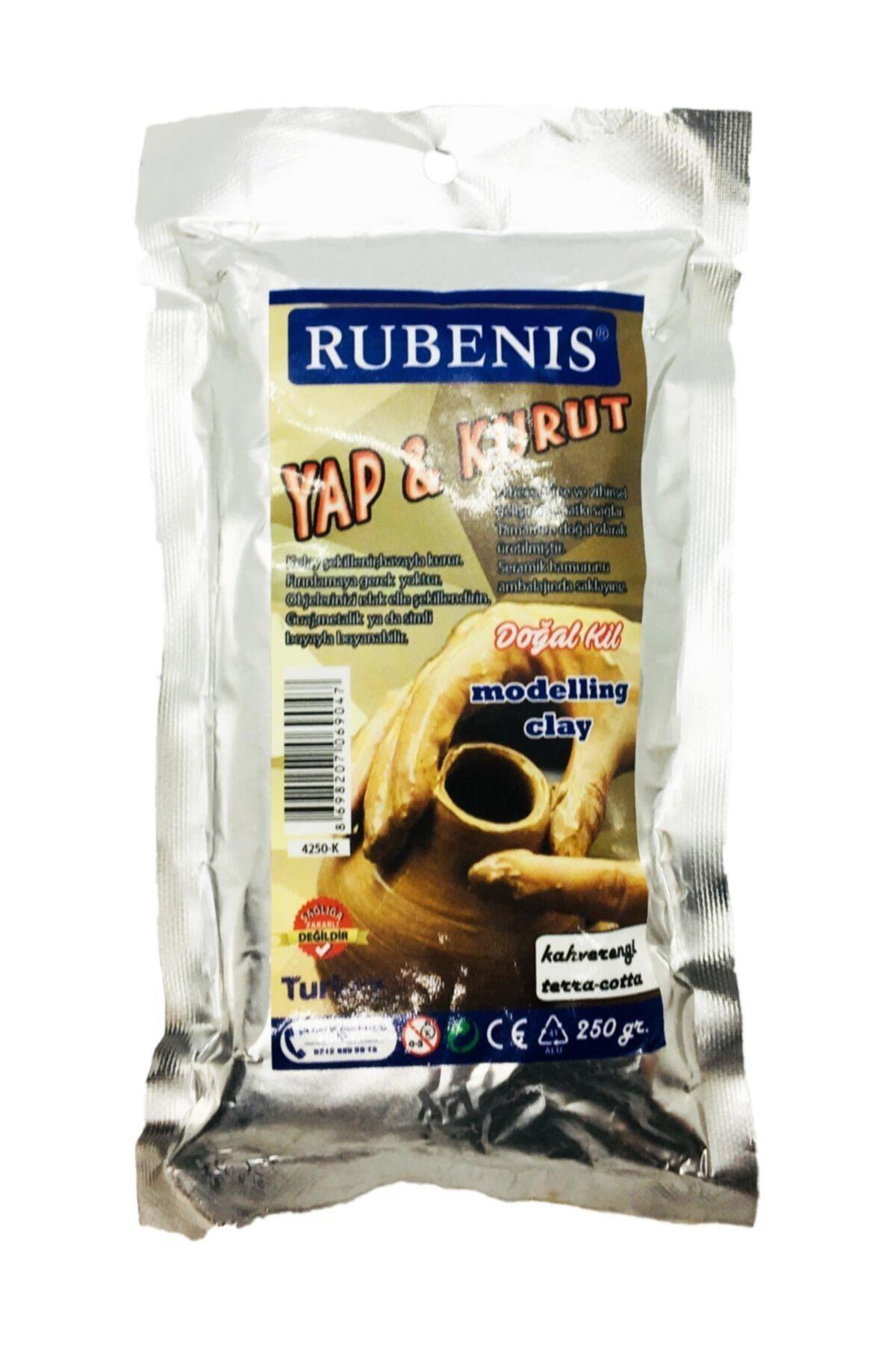 Rubenis Kahverengi Seramik Kil Hamuru Doğal Kahverengi 250 Gram