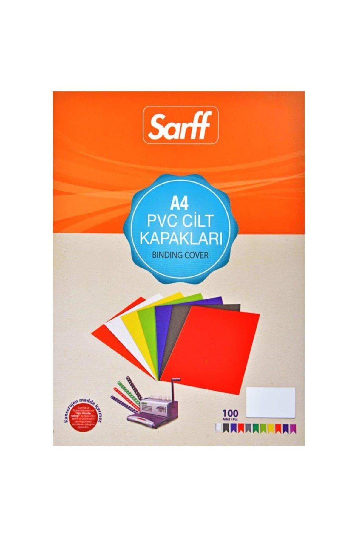 Sarff Cilt Kapağı Plastik Opak A4 160 Micron Şeffaf (100 Lü Paket)