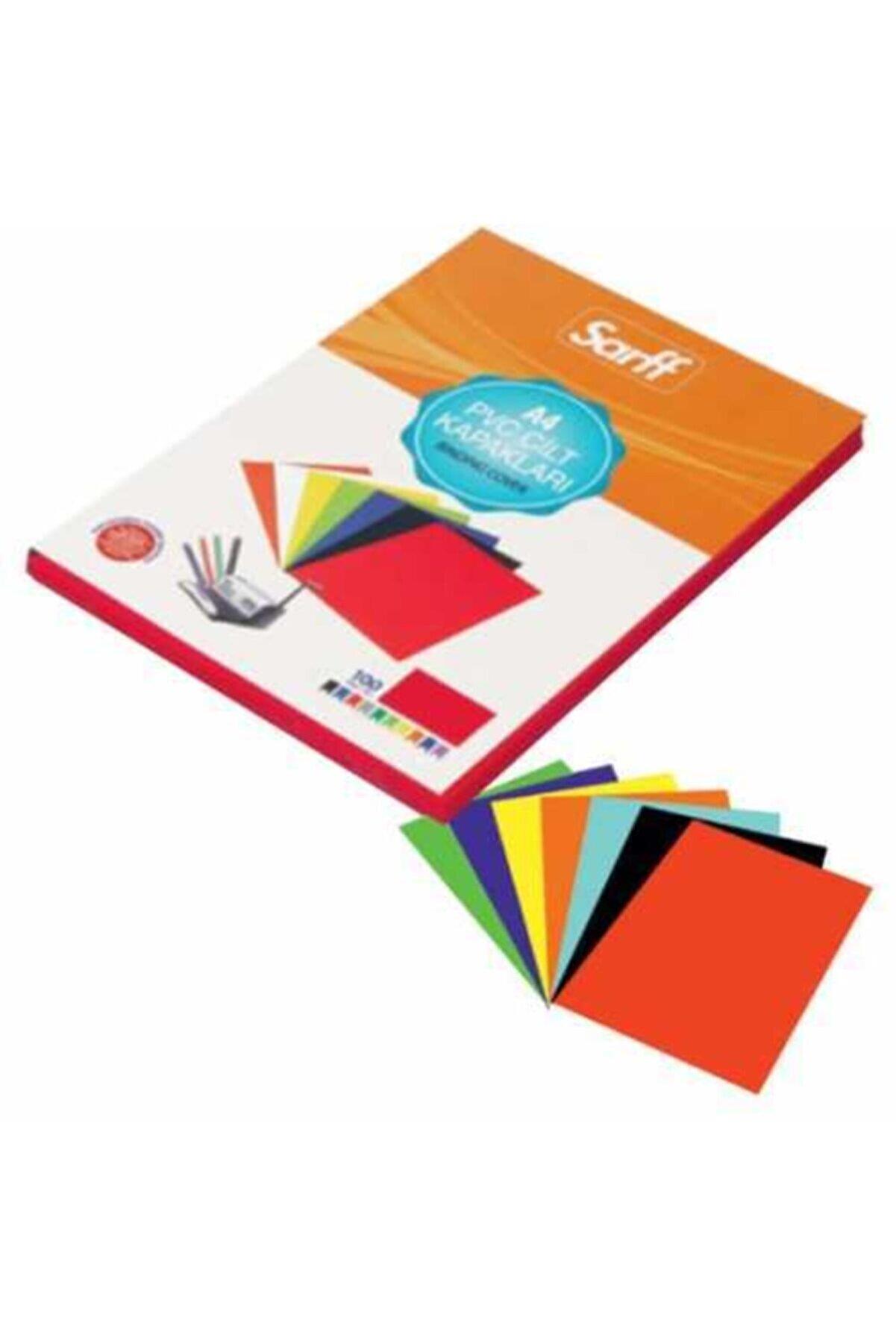 Sarff Cilt Kapağı Plastik Opak A4 450 Micron Siyah (50 Li Paket)