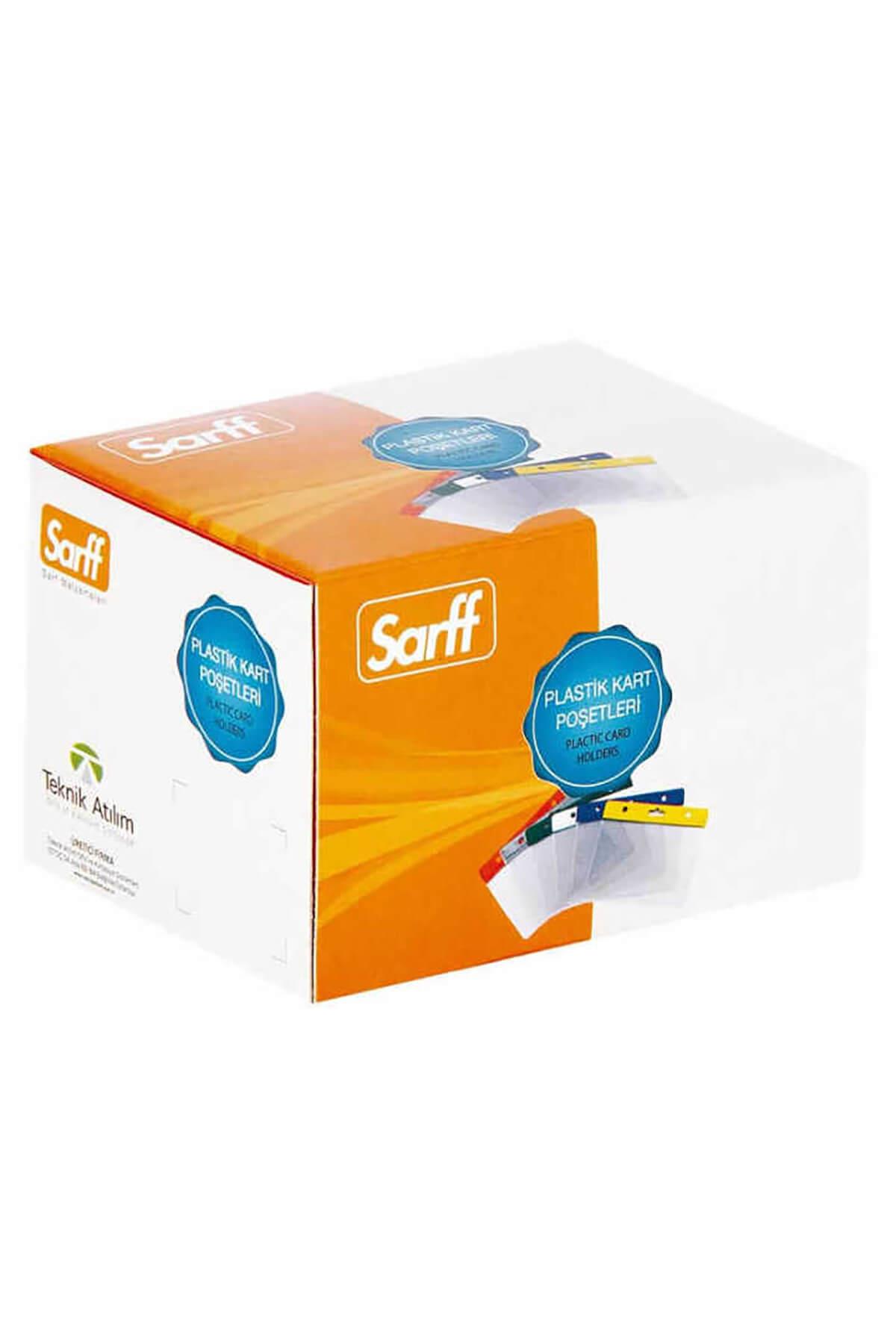 Sarff Kart Poşeti Yatay 7.5x9.5 CM Şeffaf (1 Paket 100 Adet)