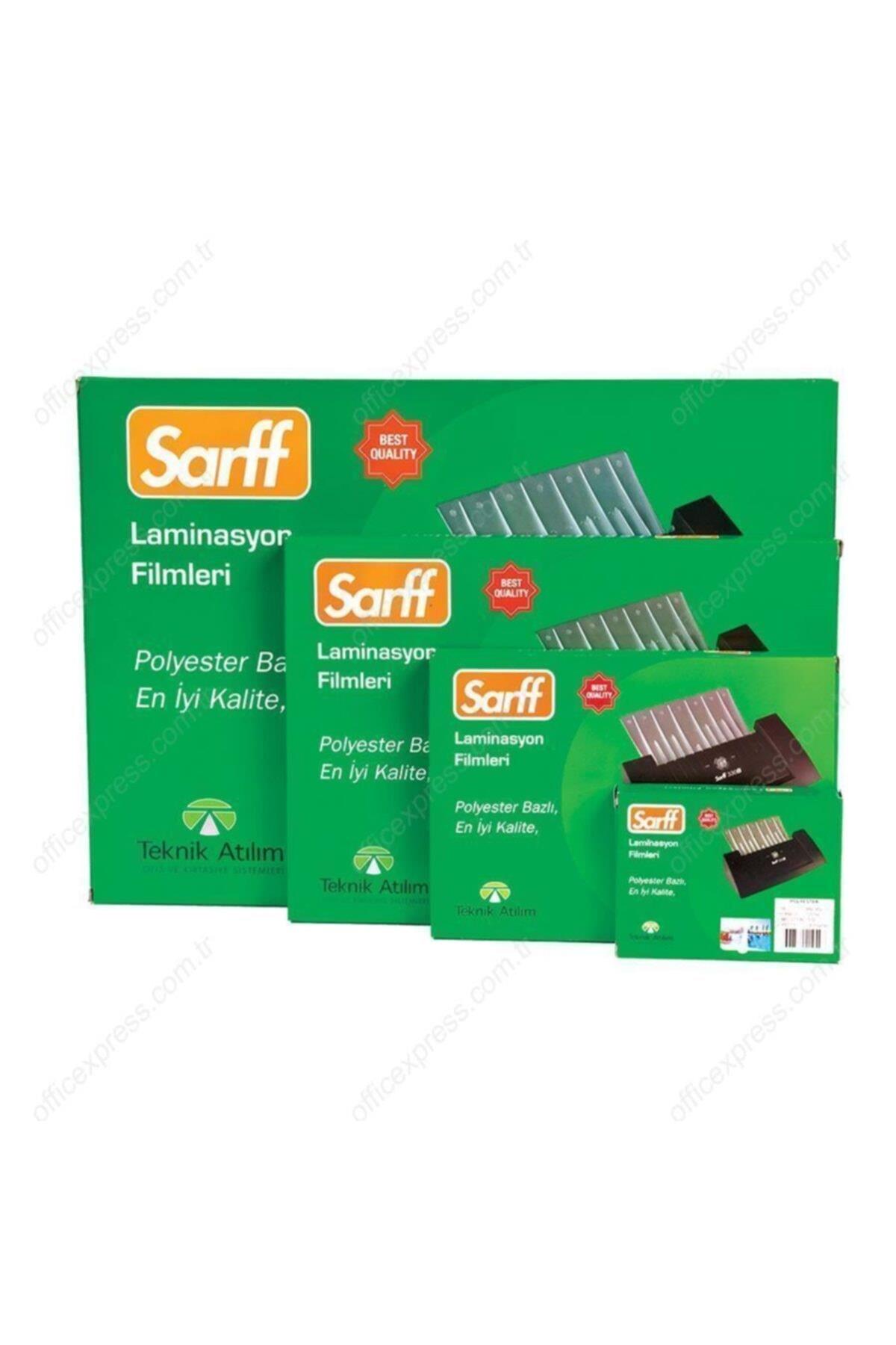 SARFF Laminasyon Filmi 125 Micron 85x115 Mm 100 Lü (1 Paket 100 Adet)