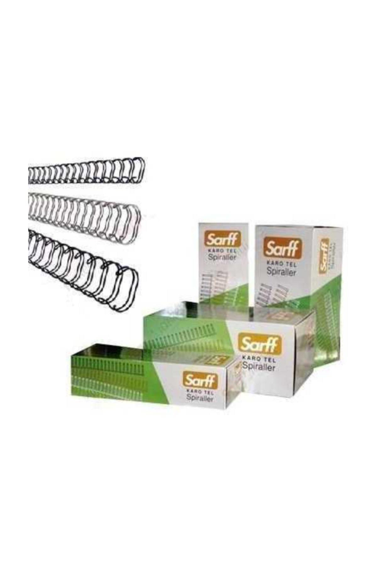 Sarff Spiral Tel (Jbı Karotel) 5-15 Yaprak 1/4 Beyaz (100 Lü Paket)