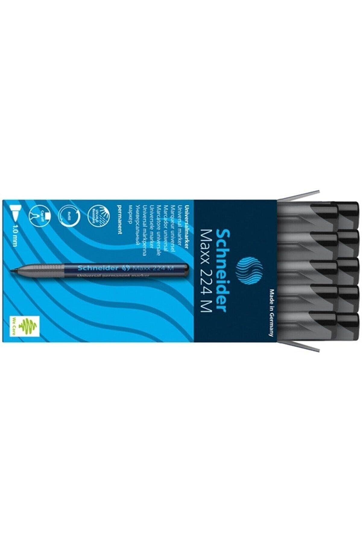 Schneider Asetat Kalemi Permanent M Seri 1.0 MM Siyah (10 Lu Paket)
