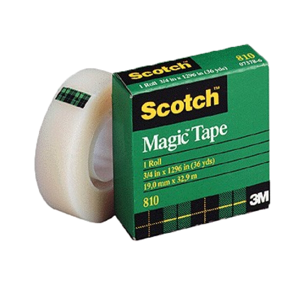 Scotch Görünmez Bant Magic 19 MM x 33 Metre (4 Lü Paket)