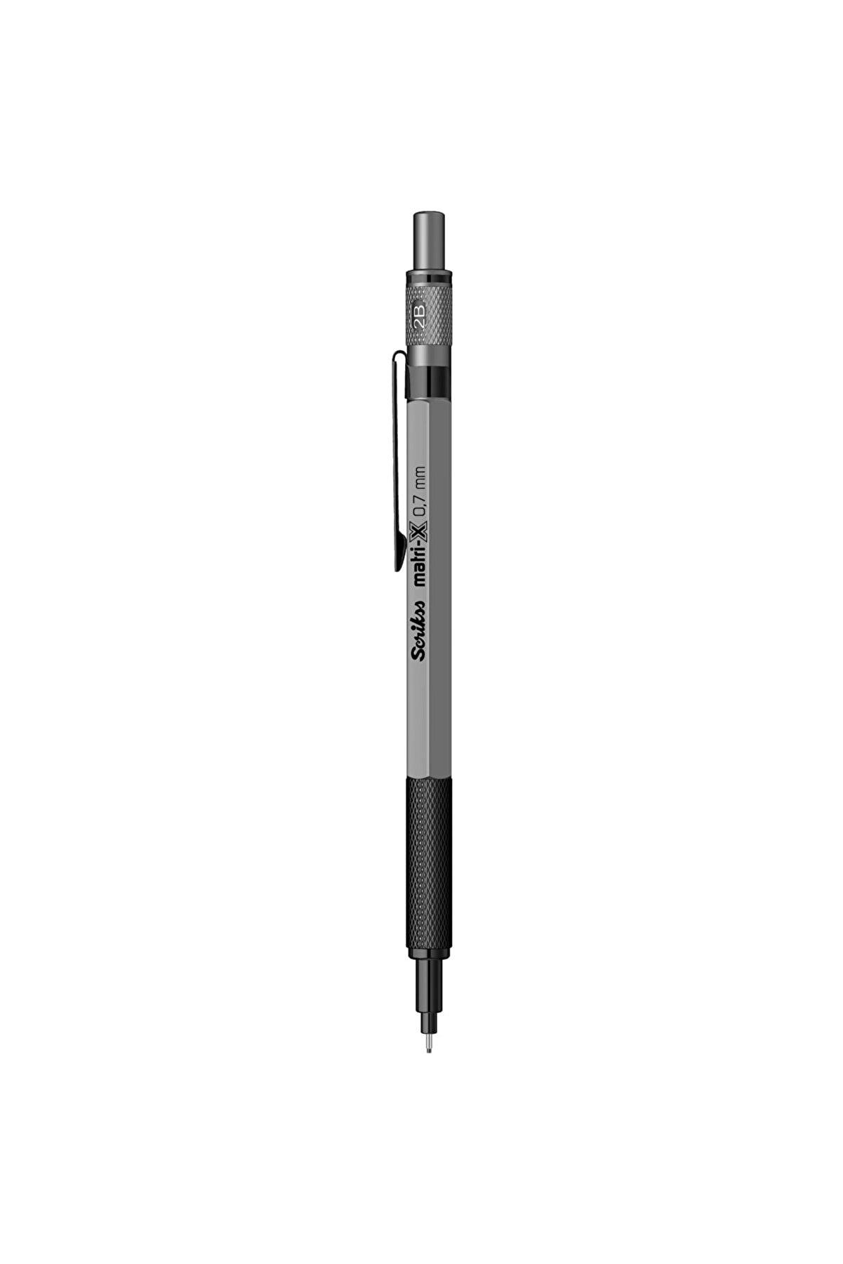 Scrikss Matri-x Versatil 0.7 Mm Gri Uçlu Kalem