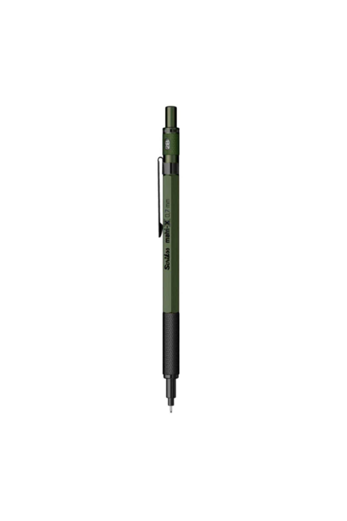 Scrikss Matri-x Versatil 0.7 Mm Haki Yeşil Uçlu Kalem
