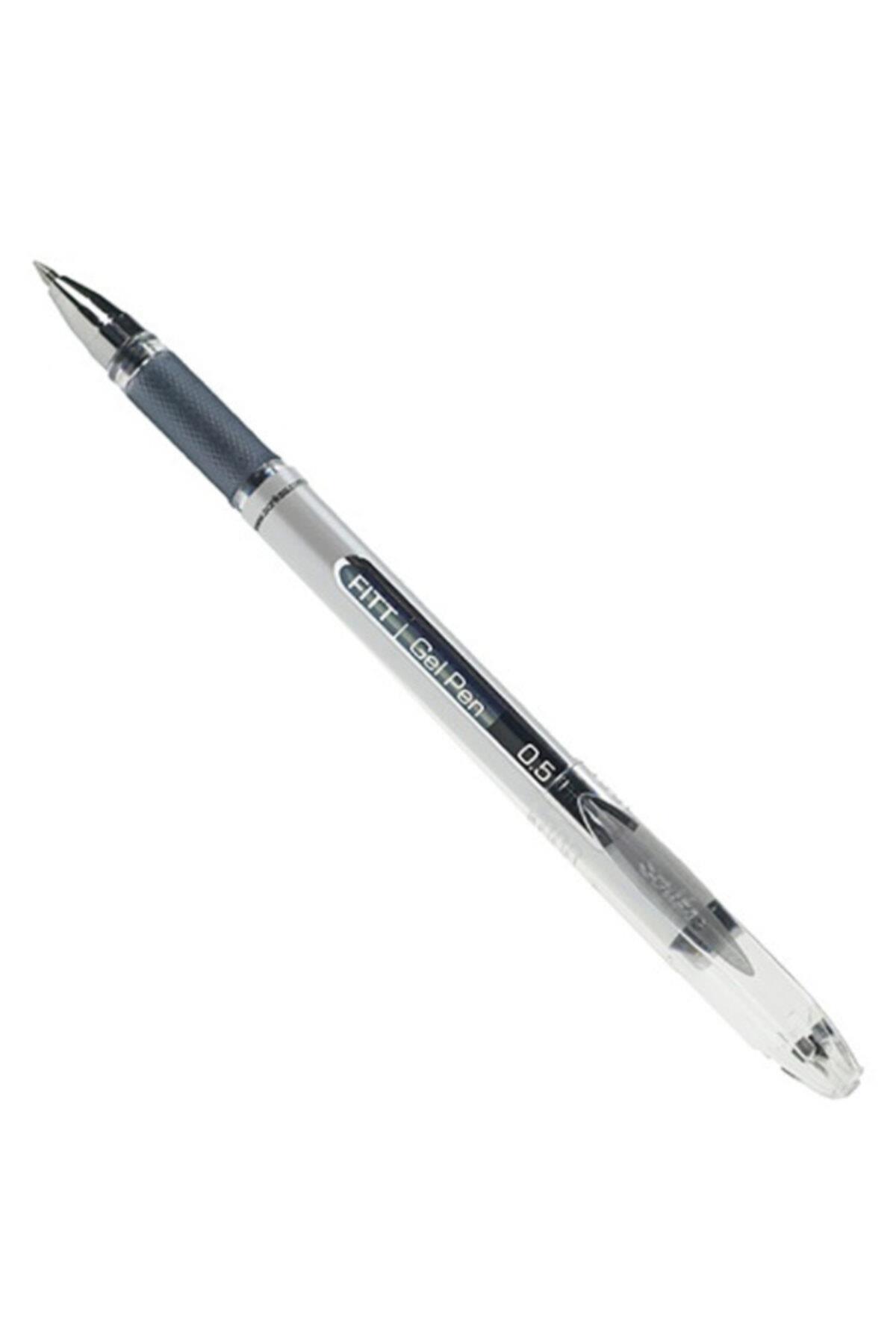 Scrikss Tükenmez Kalem Fitt Jell Kalem 0.7 Mm Siyah 12 Li (1 Paket 12 Adet)