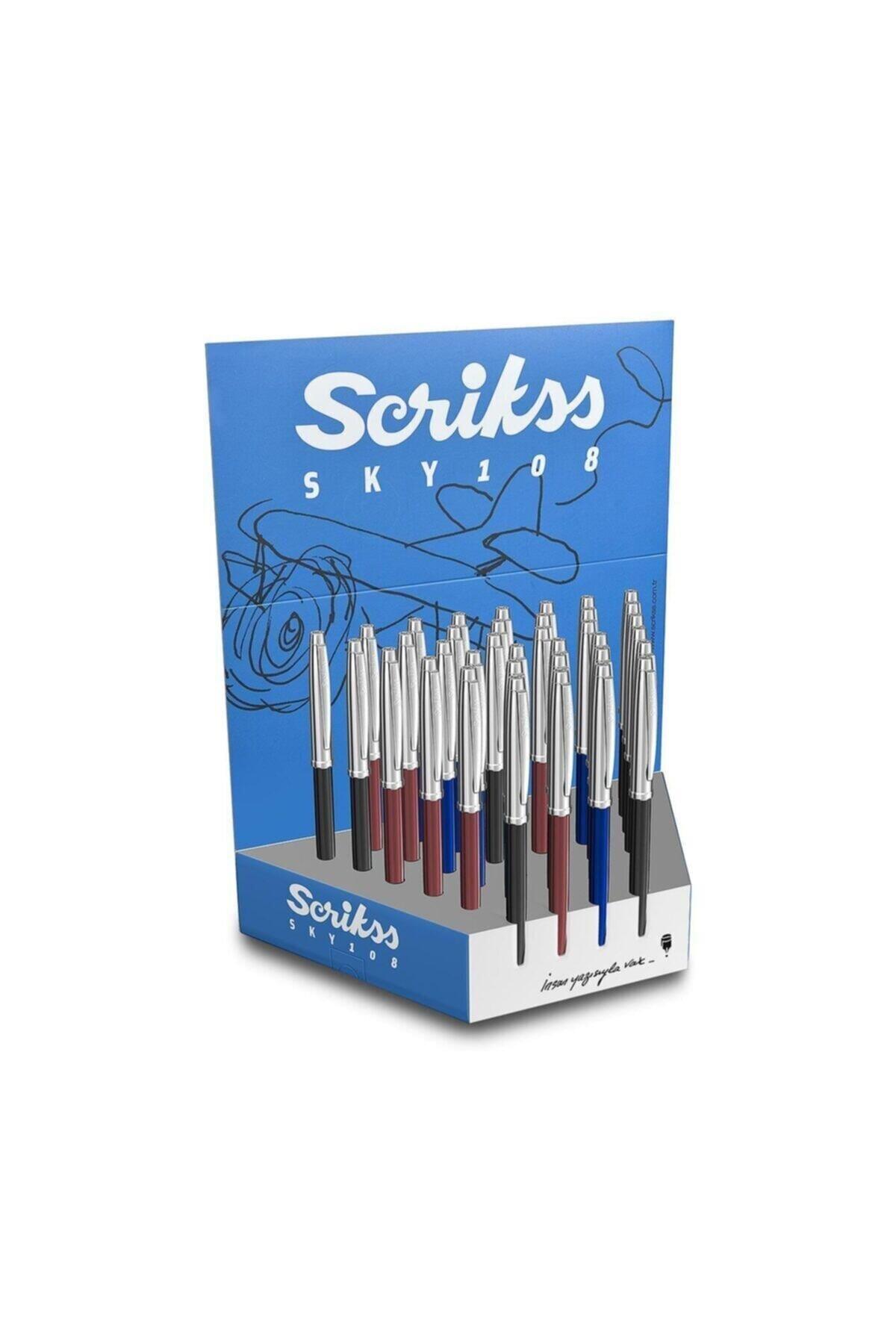Scrikss Tükenmez Kalem Sky (1 Stand 36 Kalem)