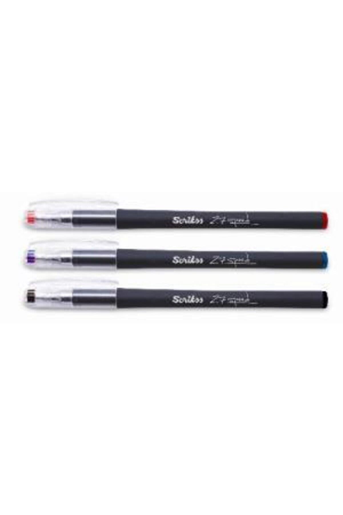 Scrikss Speed Jel Tükenmez Kalem 40 Lı Stand (1 Stand 40 Adet)