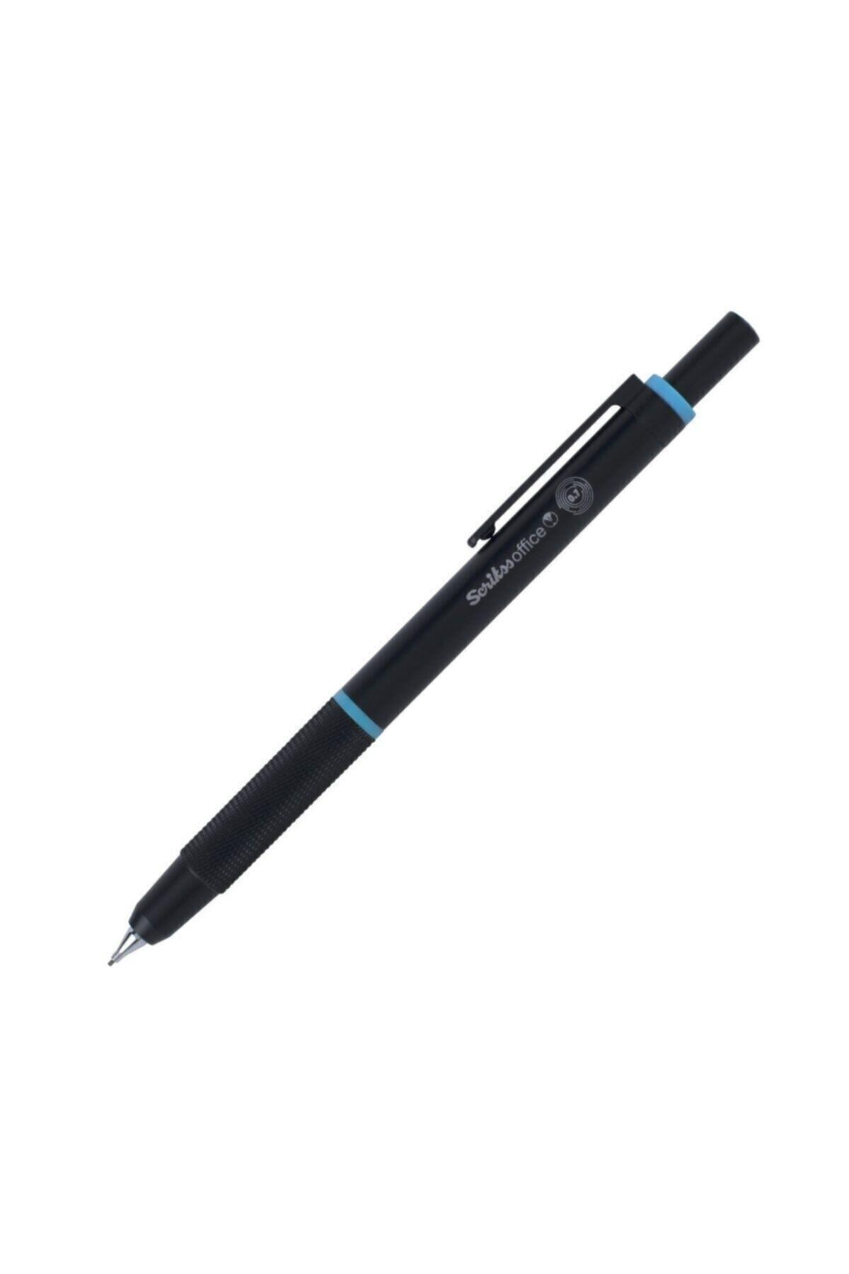 Scrikss Versatil Kalem Twist 0.7 mm Mavi Mekanik Uçlu Kalem