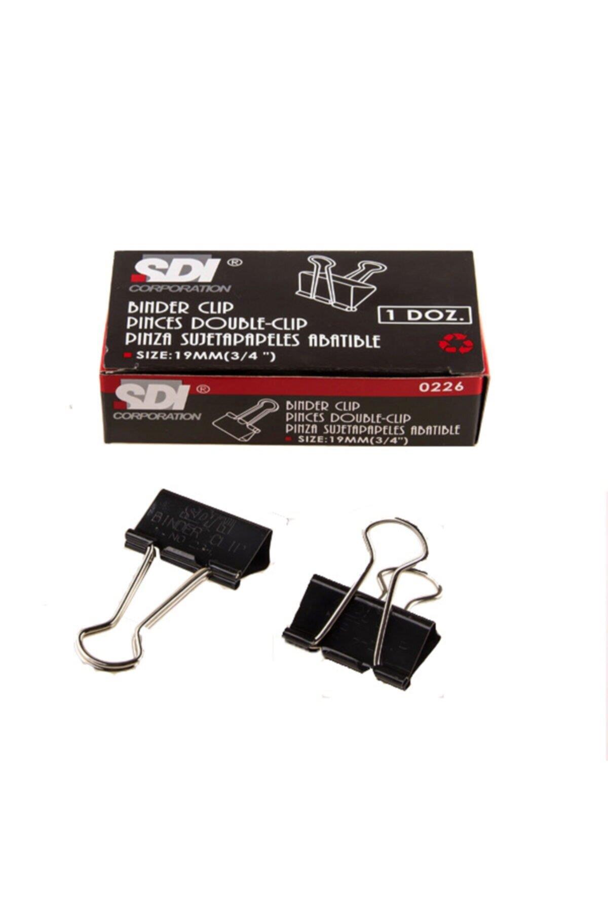 Sdi Double Metal Klips 51 Mm 12 Li (1 Paket 12 Adet)