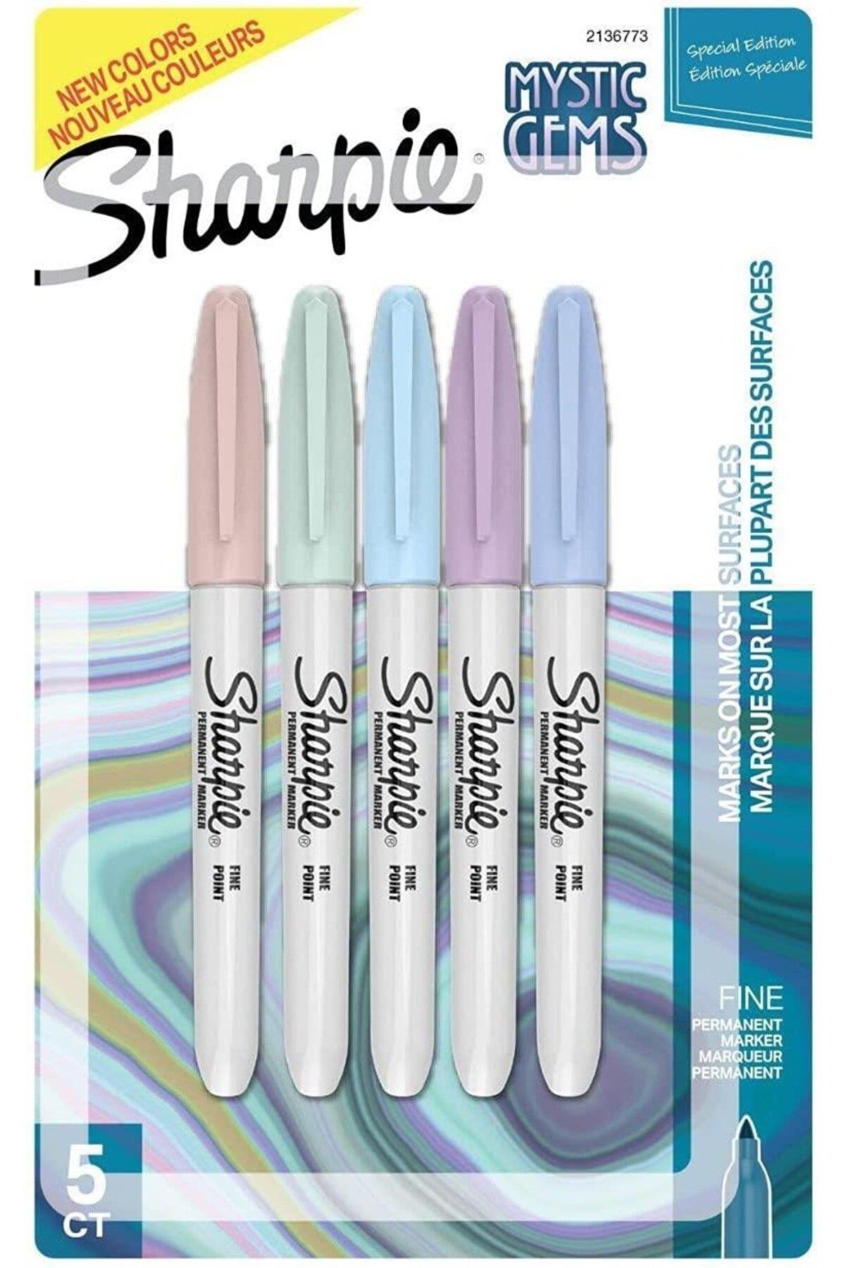 Sharpie Fine Permanent Markör Mystic Gems 5 Li Blister