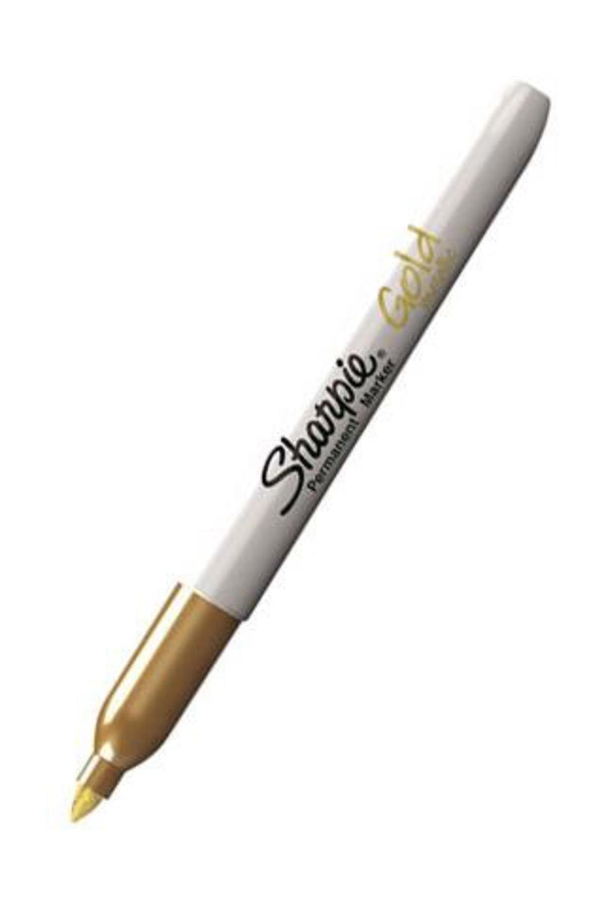 Sharpie Markör Kalem Metalik Altın Bulk 12 Li (1 Paket 12 Adet)