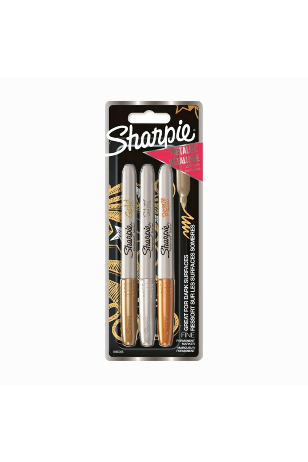 Sharpie Fine Marker Metalik Kalem Seti 3 Renk