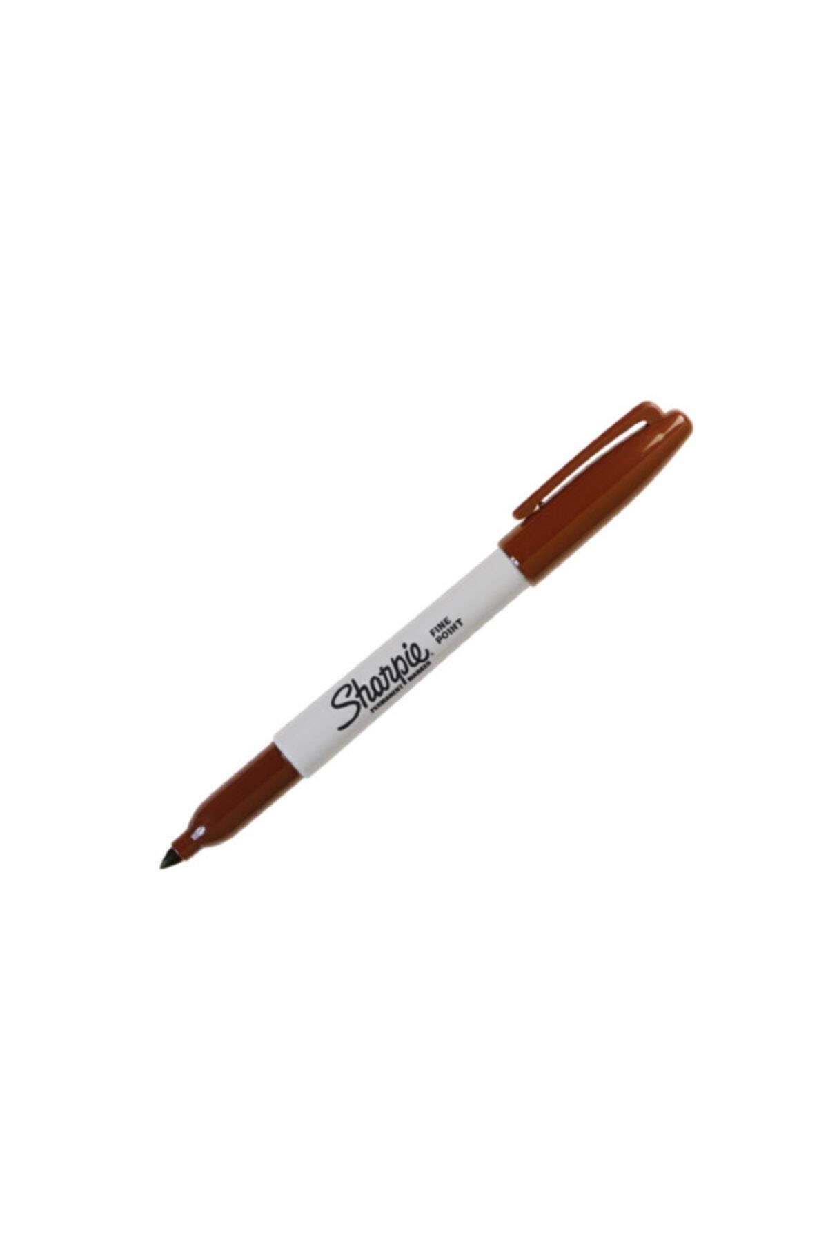 Sharpie Markör Permanent Kalem Fine Yuvarlak Uçlu Kahverengi (12 Li Kutu)