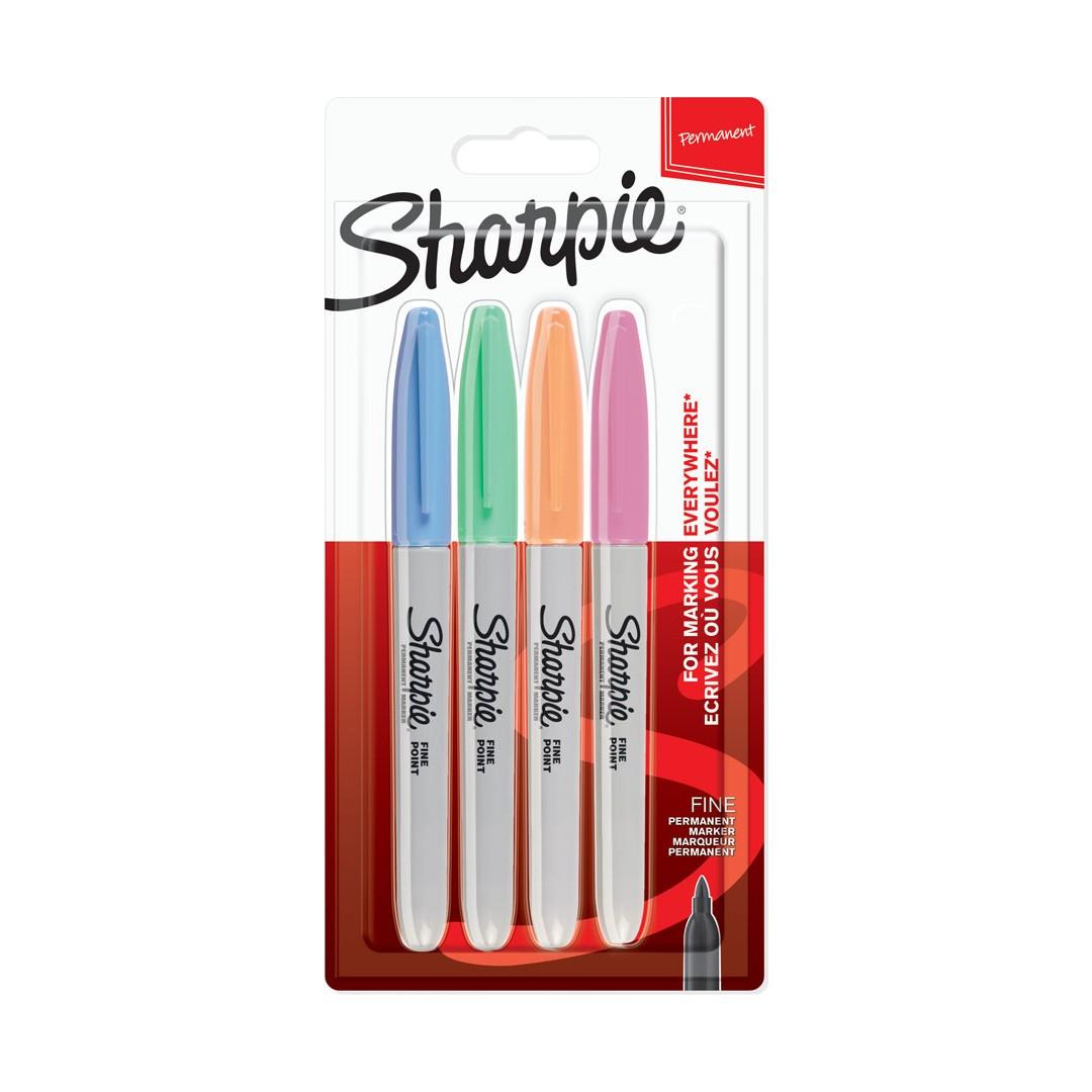 Sharpie Markör Permanent Fine Pastel Renkler 4 LÜ 2065402