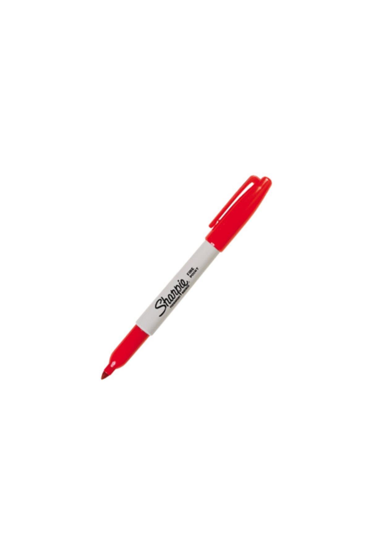 Sharpie Markör Permanent Fine Yuvarlak Uçlu Kırmızı (12 Li Kutu)