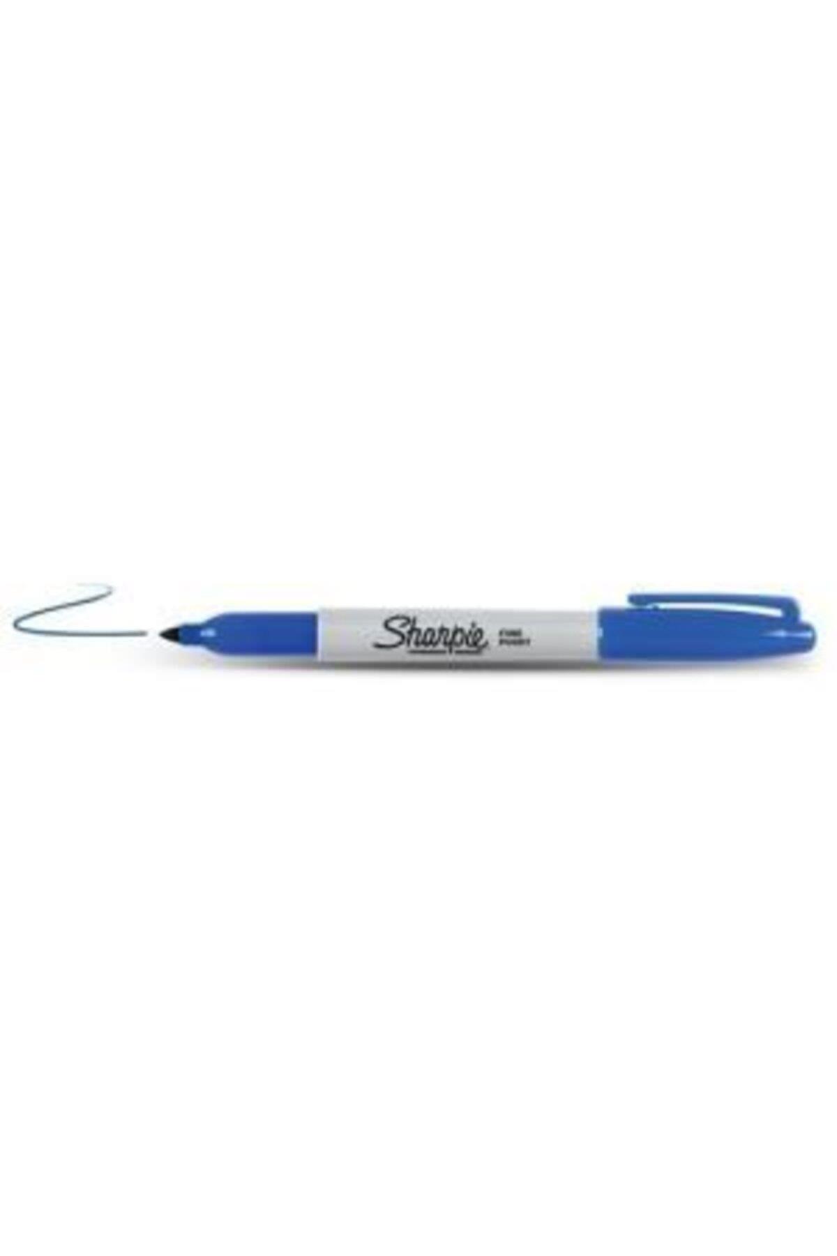 Sharpie Markör Permanent Fine Yuvarlak Uçlu Mavi (1 Kutu 12 Adet)