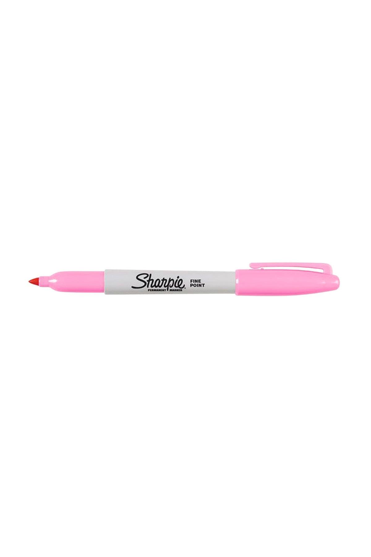 Sharpie Markör Permanent Fine Yuvarlak Uçlu Pembe (12 Li Paket)