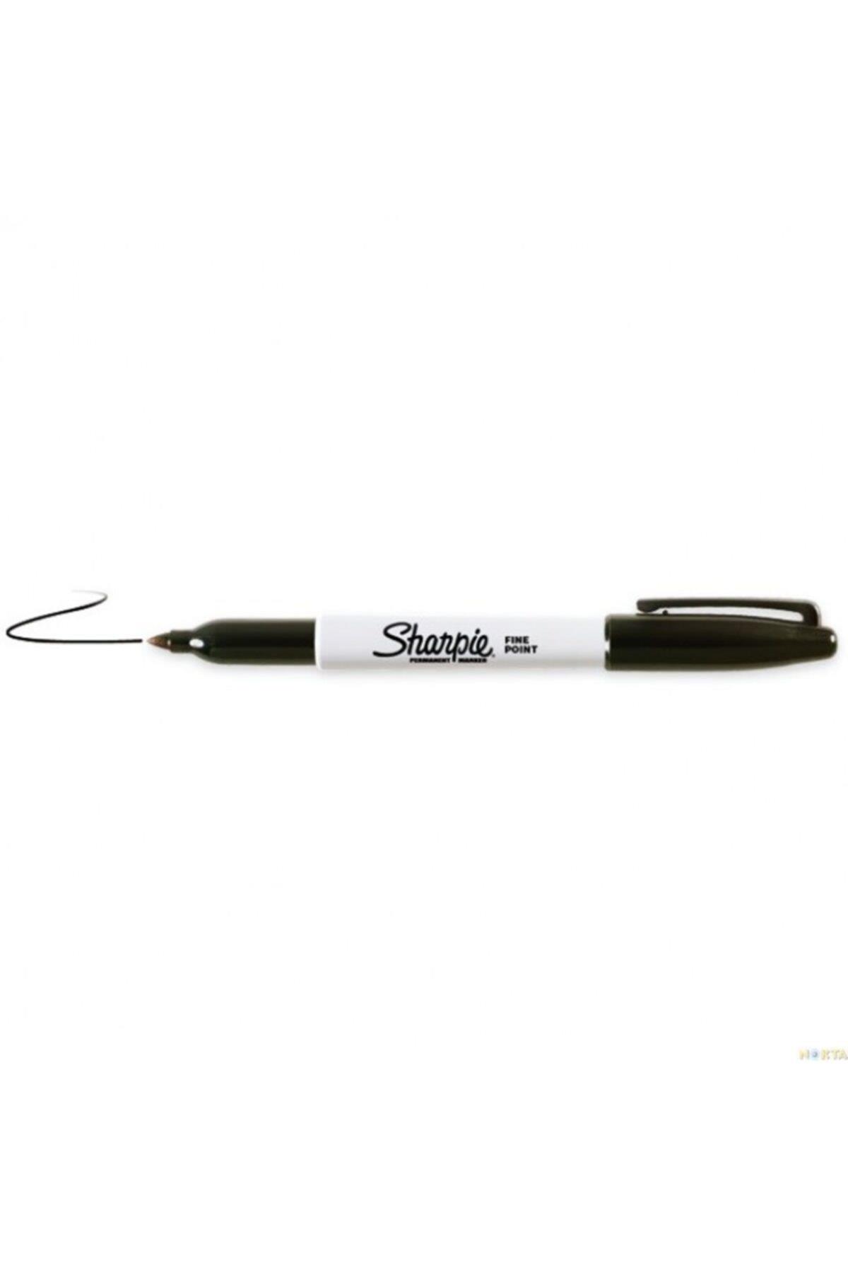 Sharpie Markör Permanent Fine Yuvarlak Uçlu Siyah (1 Kutu 12 Adet)