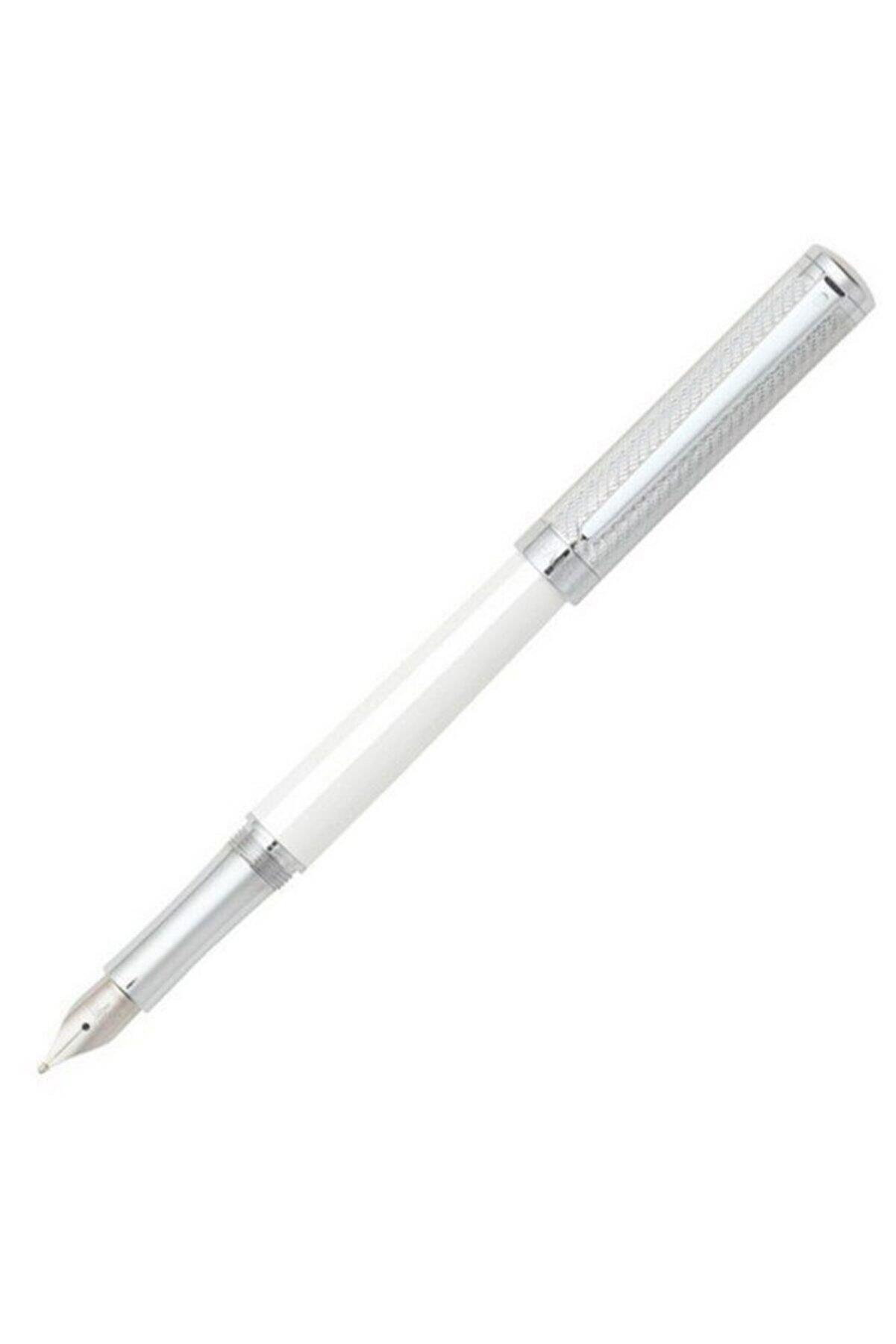 Sheaffer Dolma Kalem Intensity Kendinden Desenli Krom Kapak Ve Klips Beyaz Dolma Kalem
