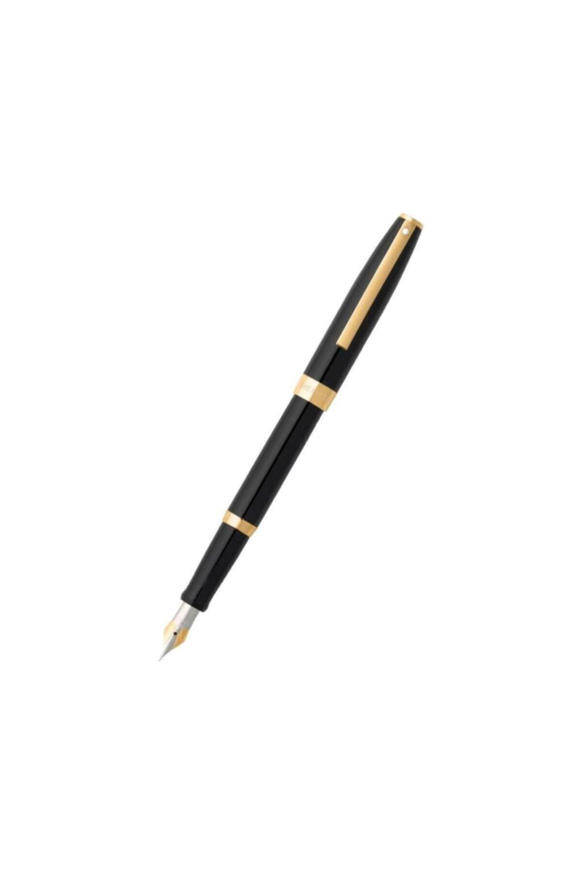 Sheaffer Dolma Kalem Sagaris Altın Klips Özel Hediye Kutulu Parlak Siyah M Uç