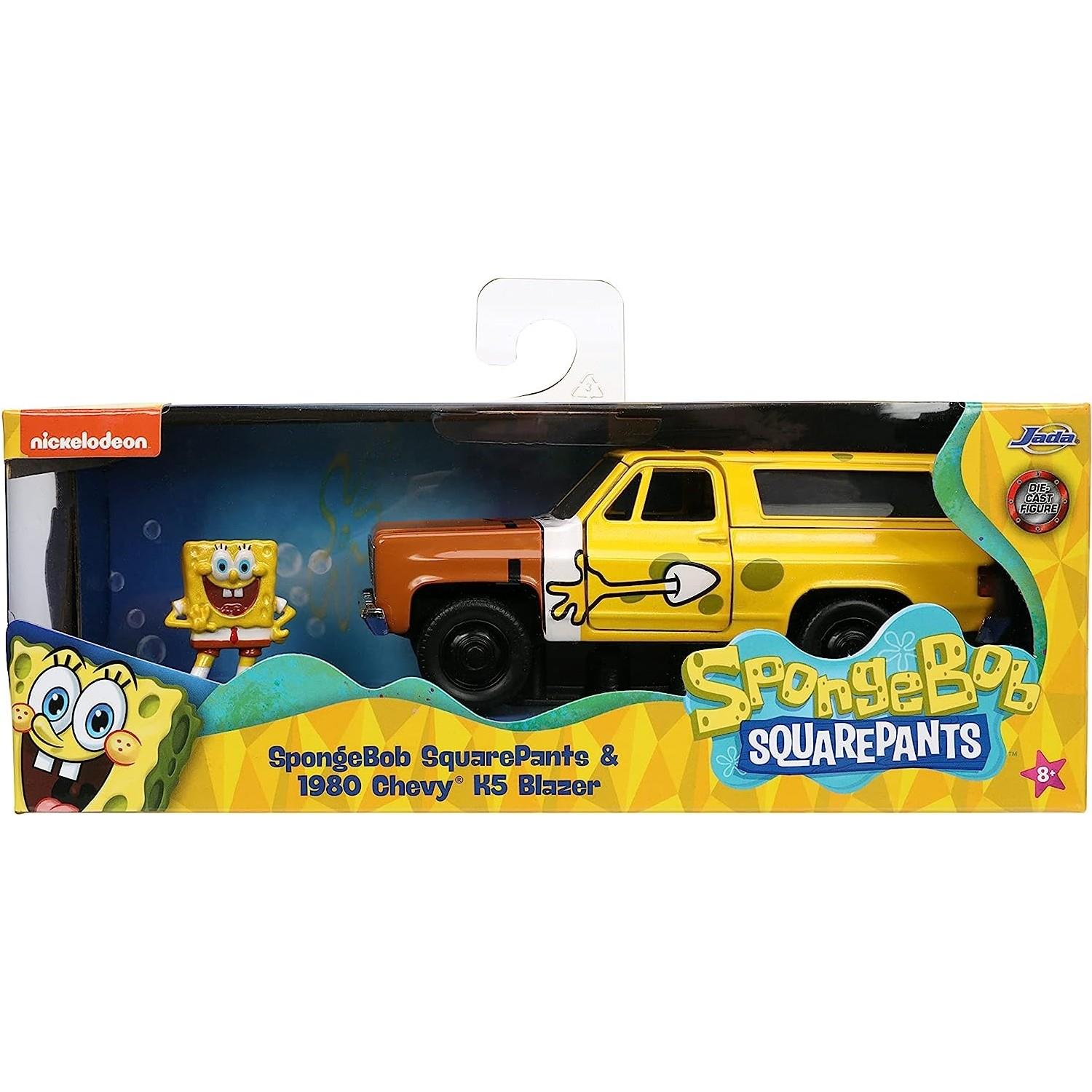 simba Jada Sponge Bob Figur Ve 1979 Chevrolet K5 Blazer