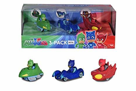 Simba Pj Masks Pijamaskeliler Üçlü Metal Araçlı Figürler