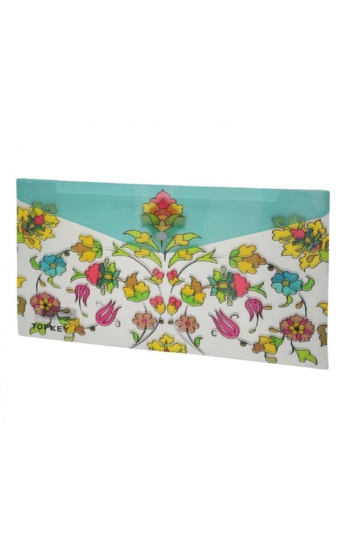 Sino Dosya Zarf Pvc Çiçek 12 Li (1 Paket 12 Adet)