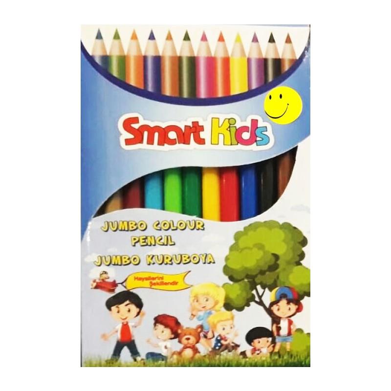 Smart Kıds Kuru Boya Jumbo 12 Renk 2972