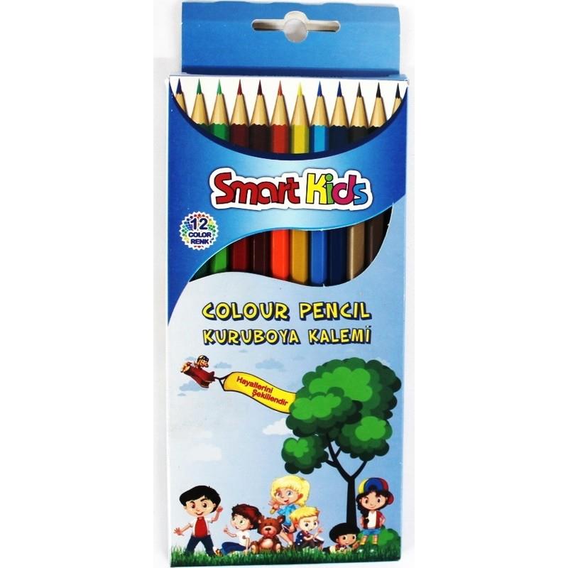 Smart Kıds Kuru Boya Tam Boy 12 Renk 2963