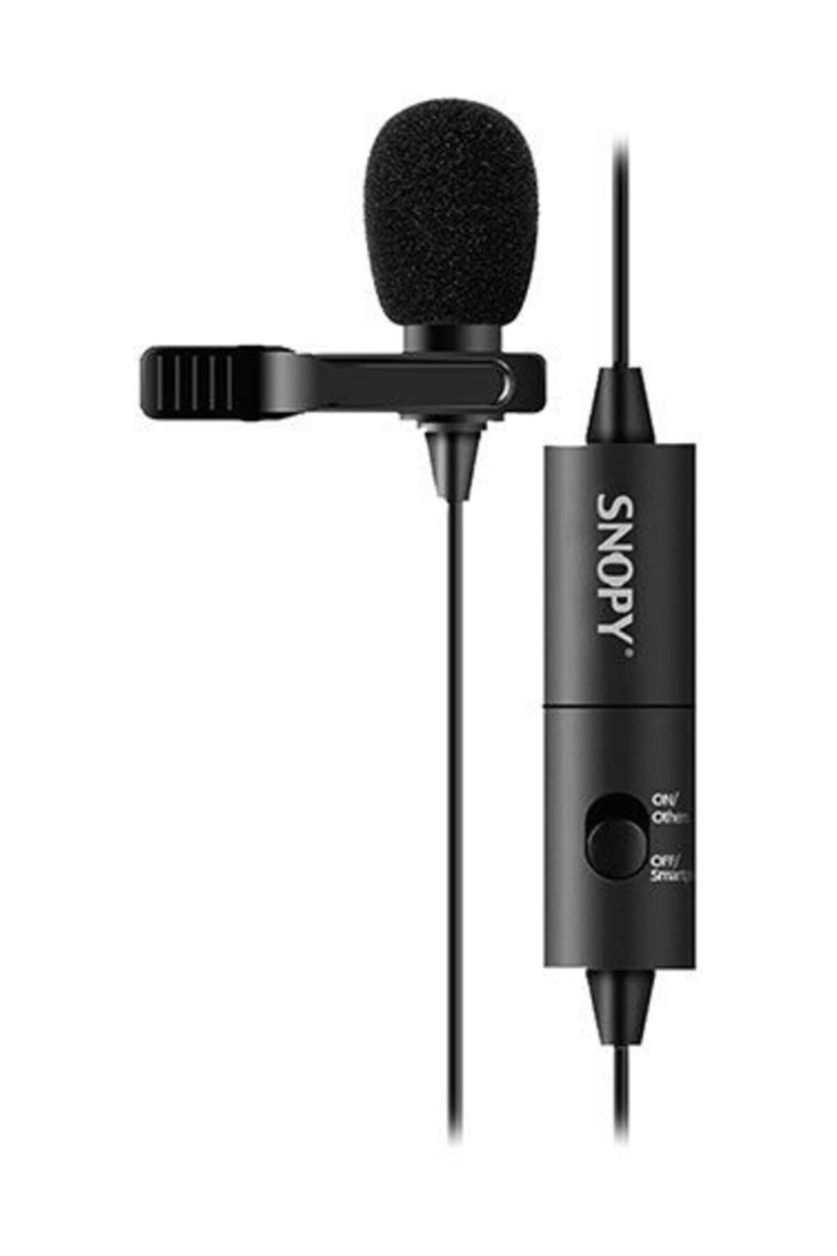 Snopy SN-100M Siyah Akıllı Telefon Ve Youtuber Yaka Mikrofonu