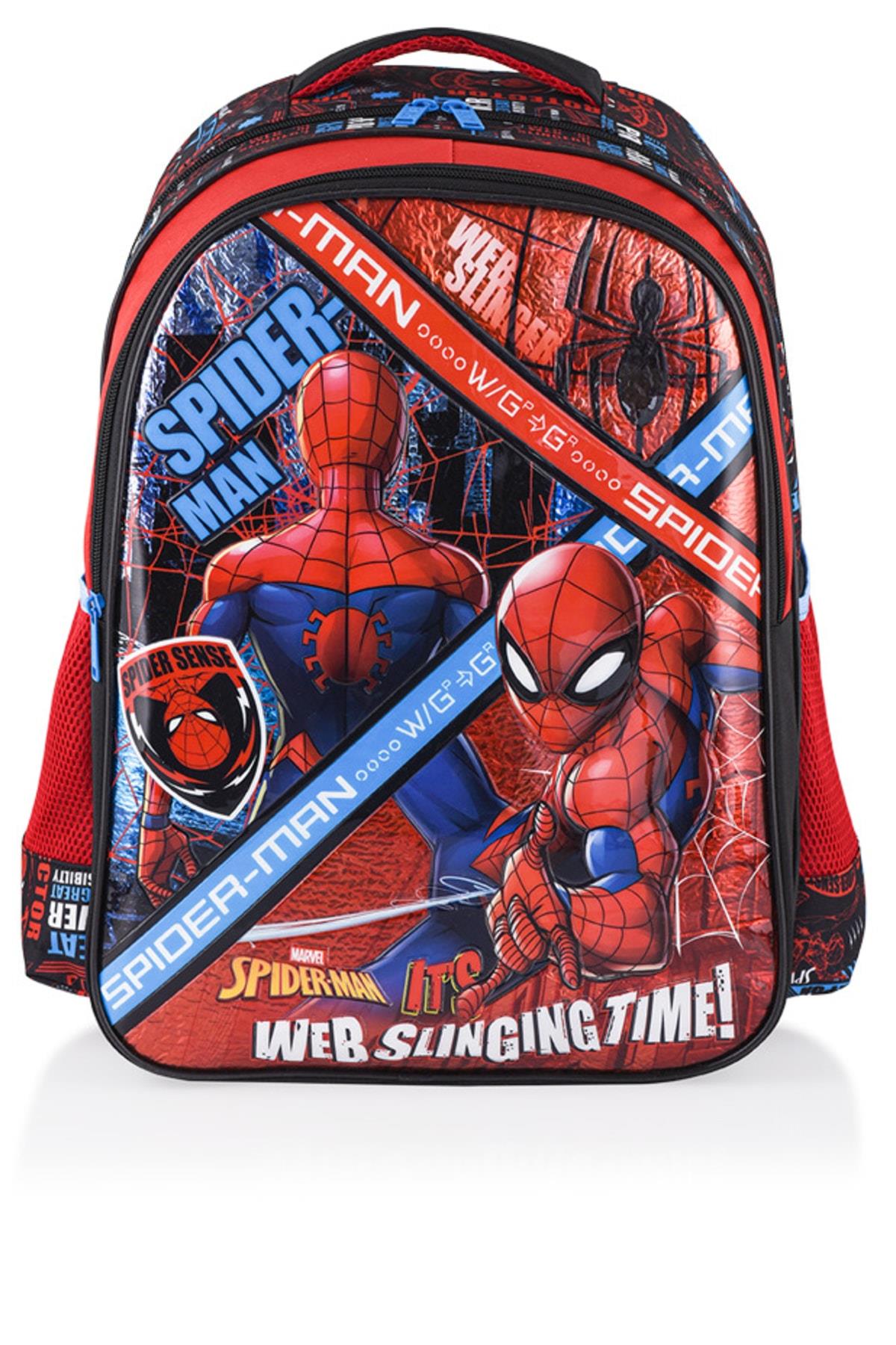 Frocx Otto Spiderman İlkokul Çantası Salto Web Slinging İlkokul Sırt Çantası