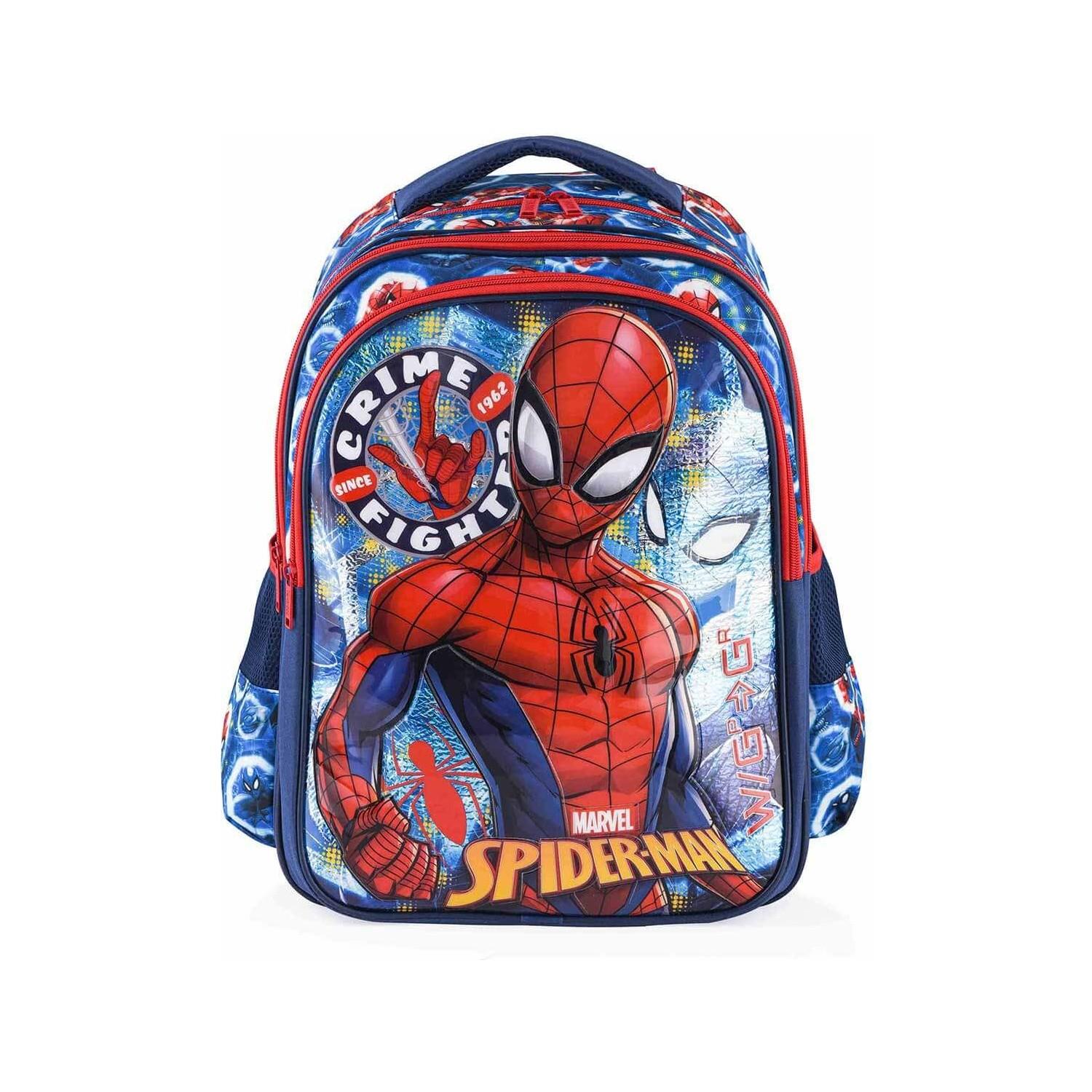 Frocx Otto Spiderman İlkokul Çantası Trio Crime Fighte İlkokul Sırt Çantası
