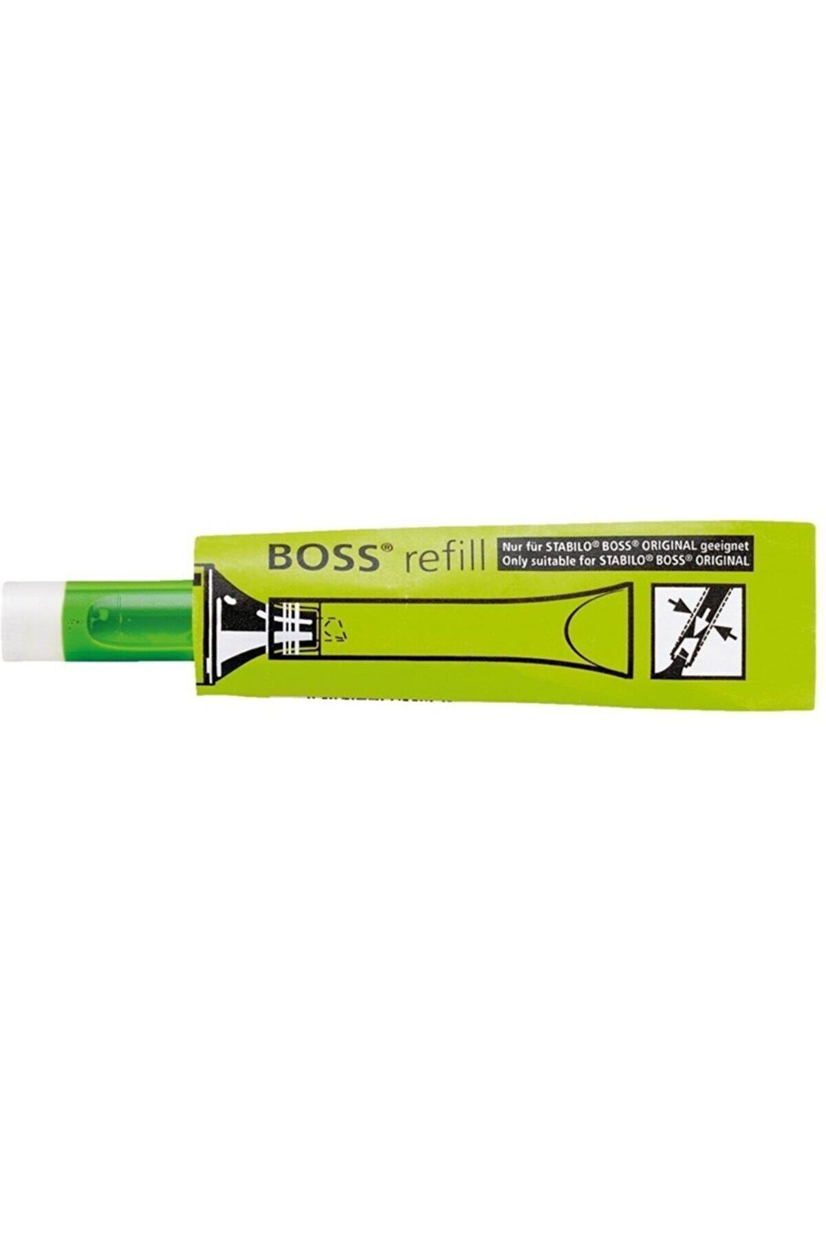 Stabilo Fosforlu Kalem Boss Yedeği Yeşil 070/33 (20 Li Paket)
