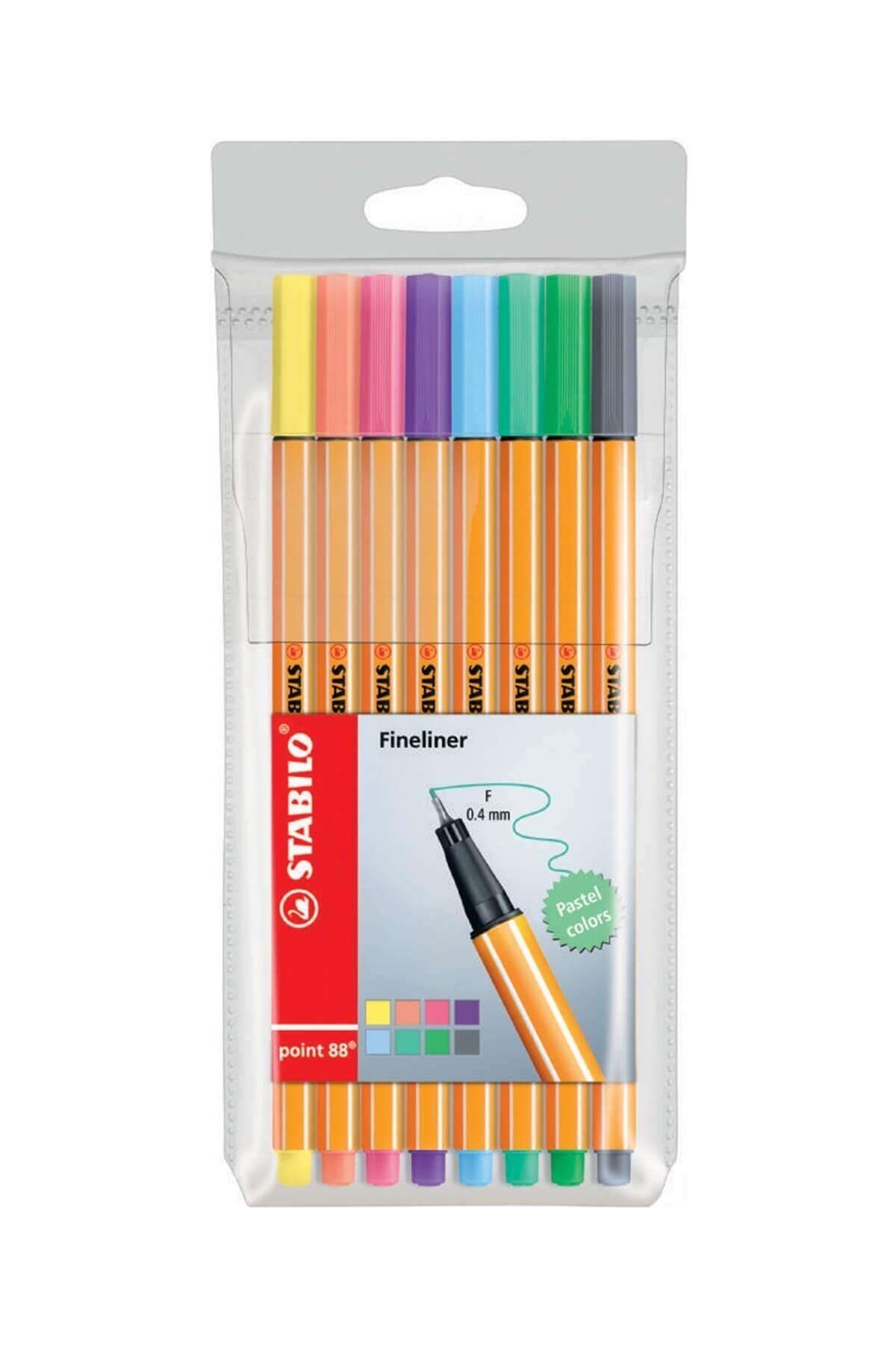 Stabilo Keçe Uç Kalem 88 8 Li Pastel Paket