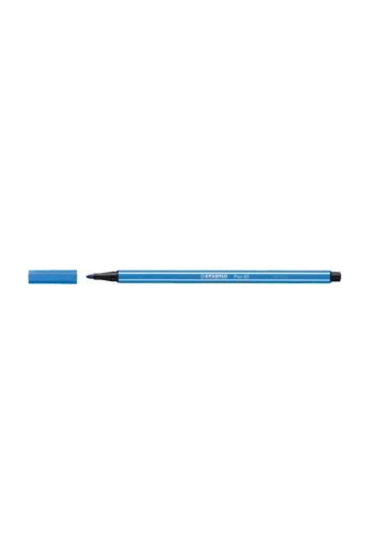 Stabilo Keçe Uçlu Boya Kalemi 1 MM Mavi 68/41 (10 Lu Paket)