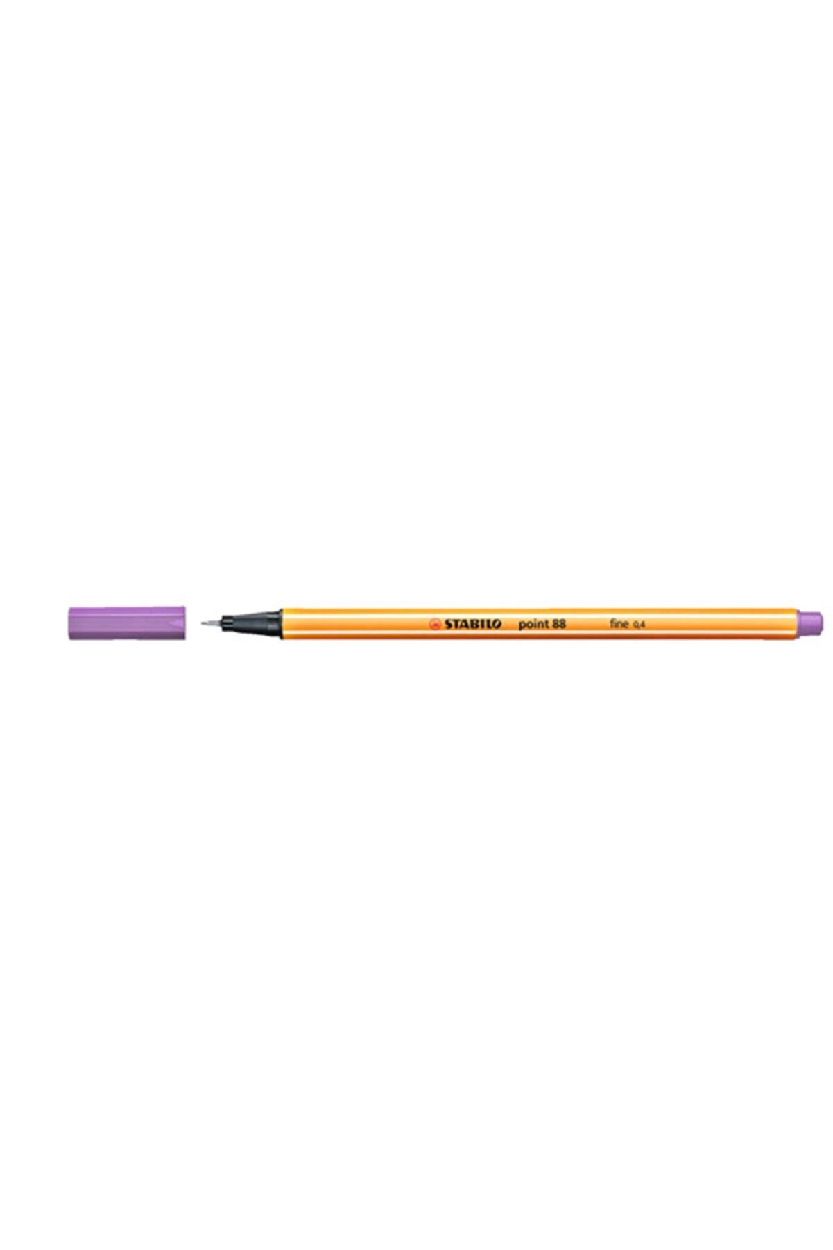 Stabilo Keçe Uçlu İnce Kalem 88 Point 0.4 MM Açık Lila 88/59 (10 Lu Paket)