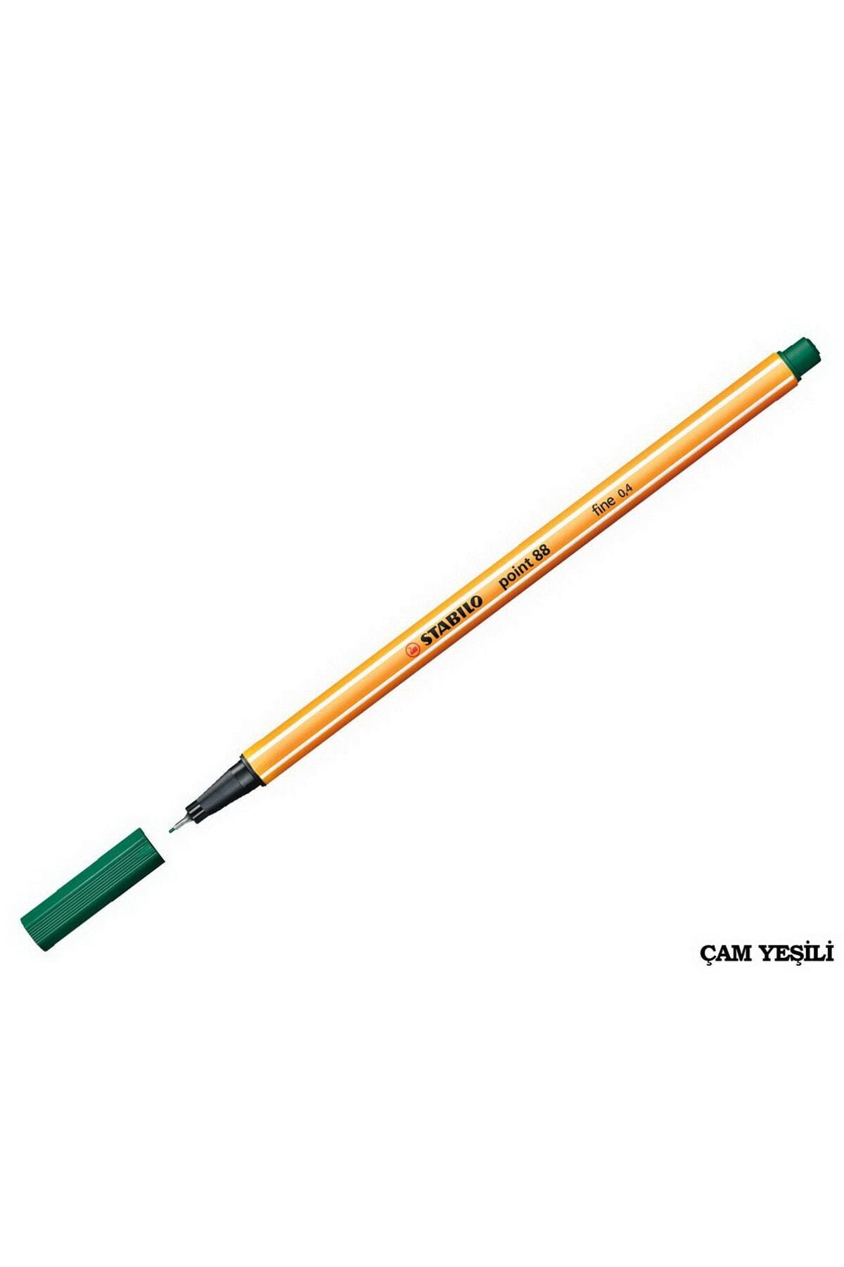 Stabilo Keçe Uçlu İnce Kalem 88 Point 0.4 MM Çam Yeşili 88/53