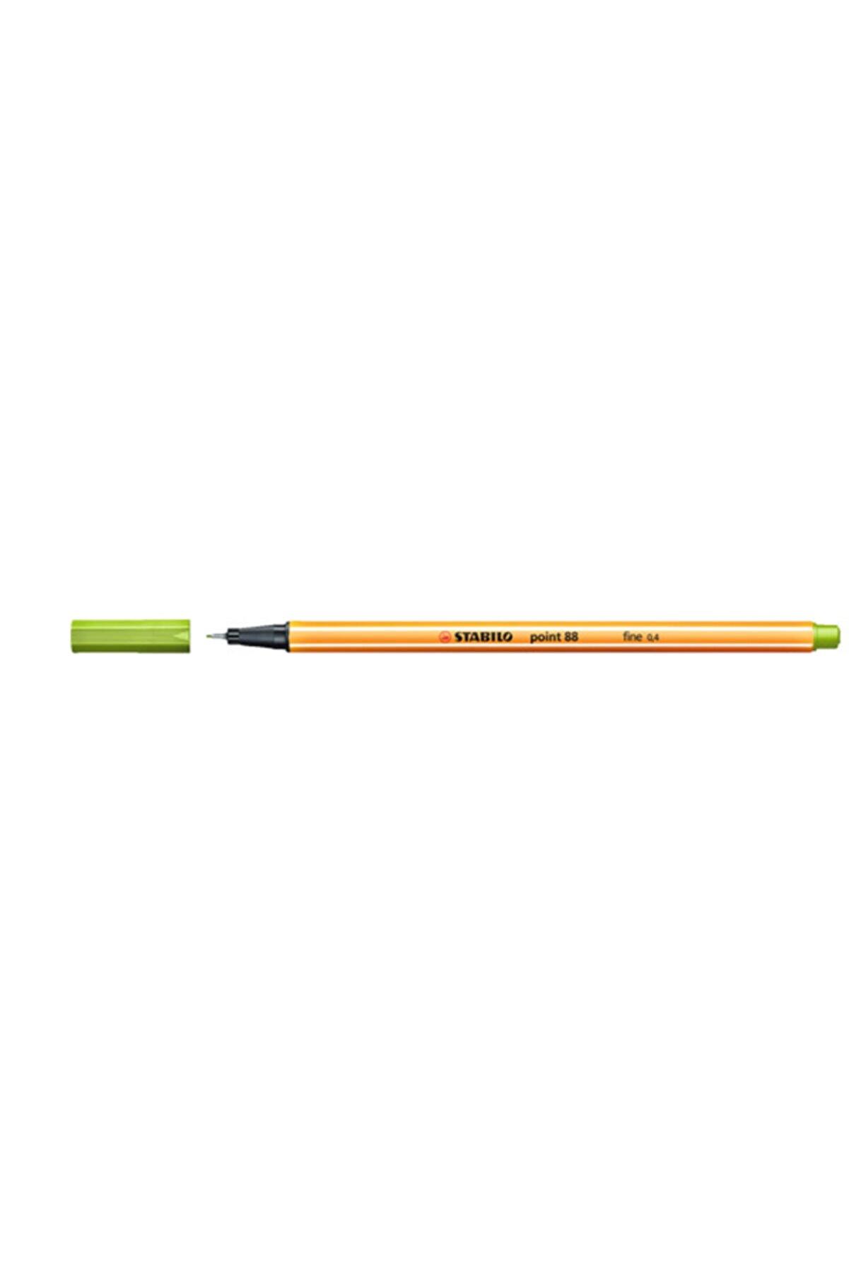 Stabilo Keçe Uçlu İnce Kalem 88 Point 0.4 MM Elma Yeşili 88/33 (10 Lu Paket)