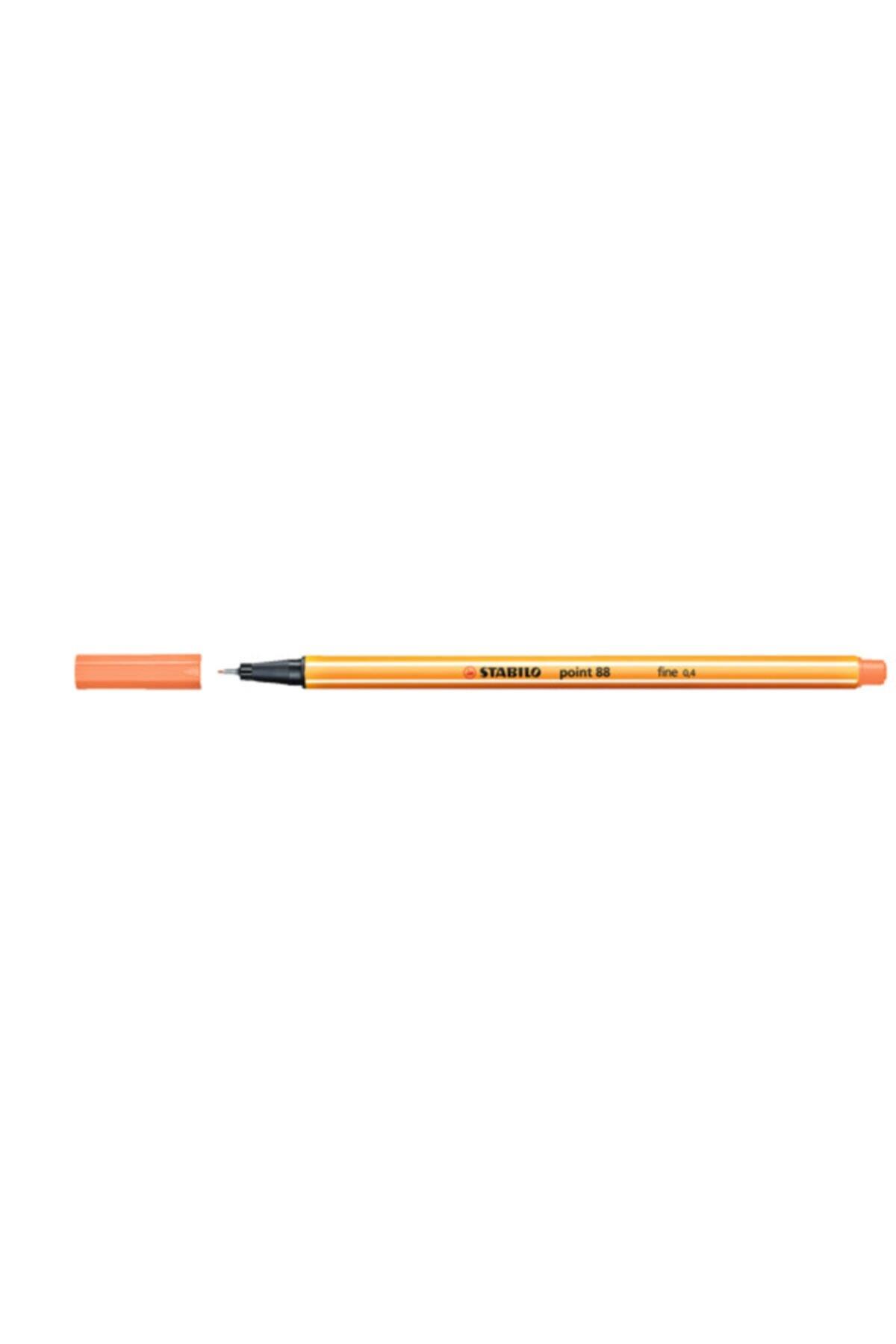 Stabilo Keçe Uçlu İnce Kalem 88 Point 0.4 MM Kayısı 88/26 (10 Lu Paket)