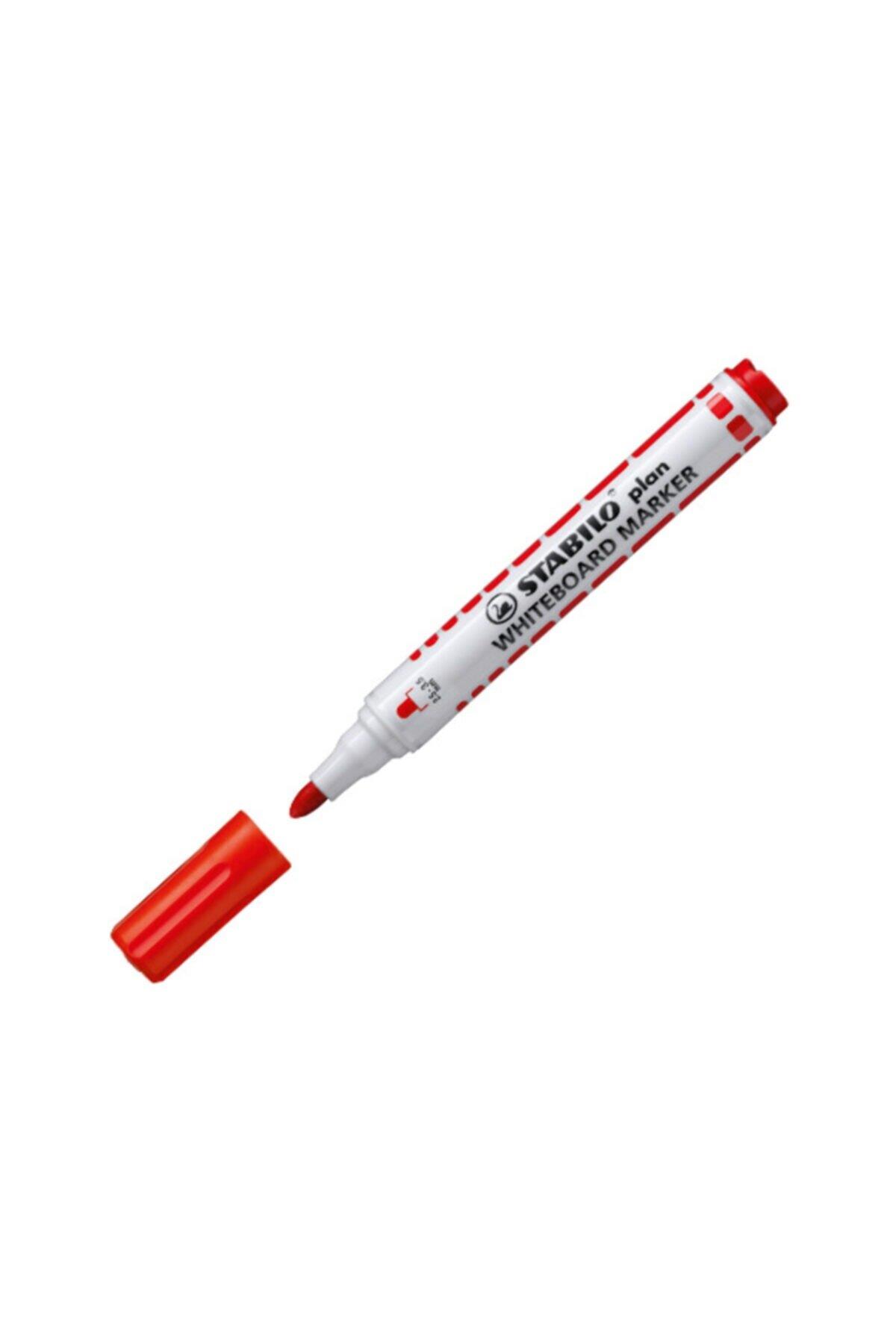 Stabilo Tahta Kalemi Plan Yuvarlak Uçlu 2.5 - 3.5 MM Kırmızı (10 Lu Paket)