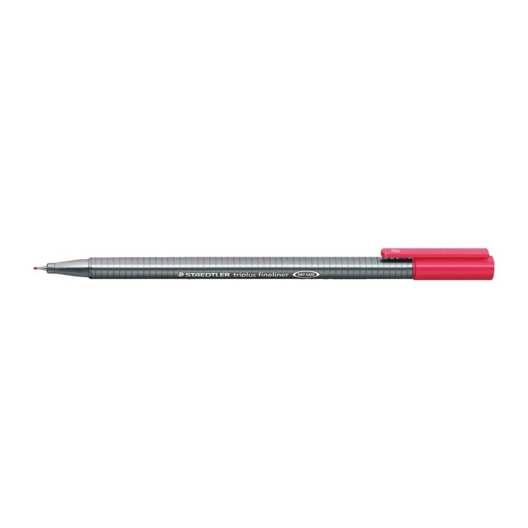 Staedtler Fineliner Triplus Üçgen 0.3 MM Bordo Kırmızı 334-23